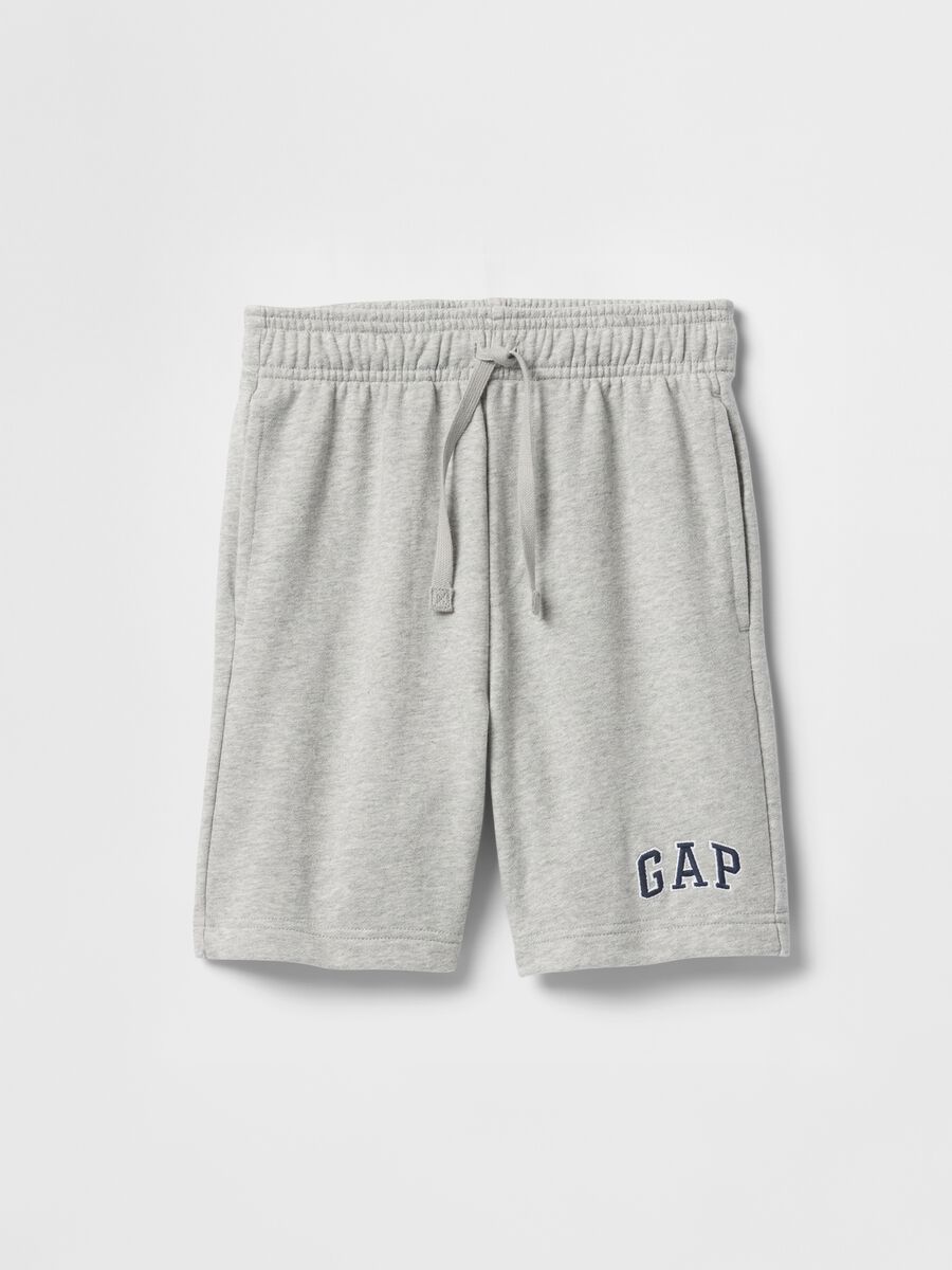 Grey GAP logo shorts for children Boy_4