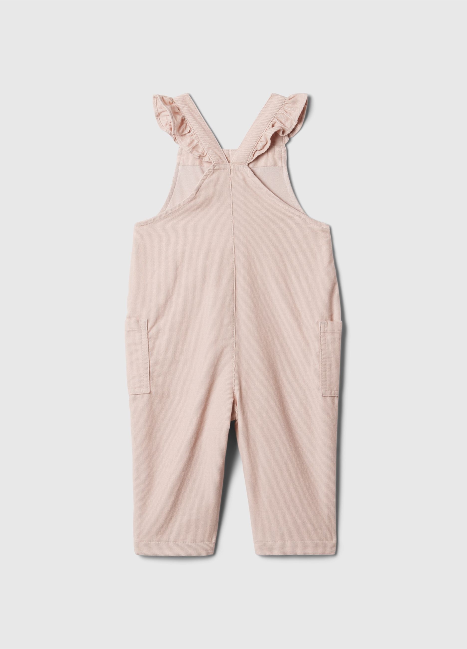 Corduroy dungarees with pockets_1
