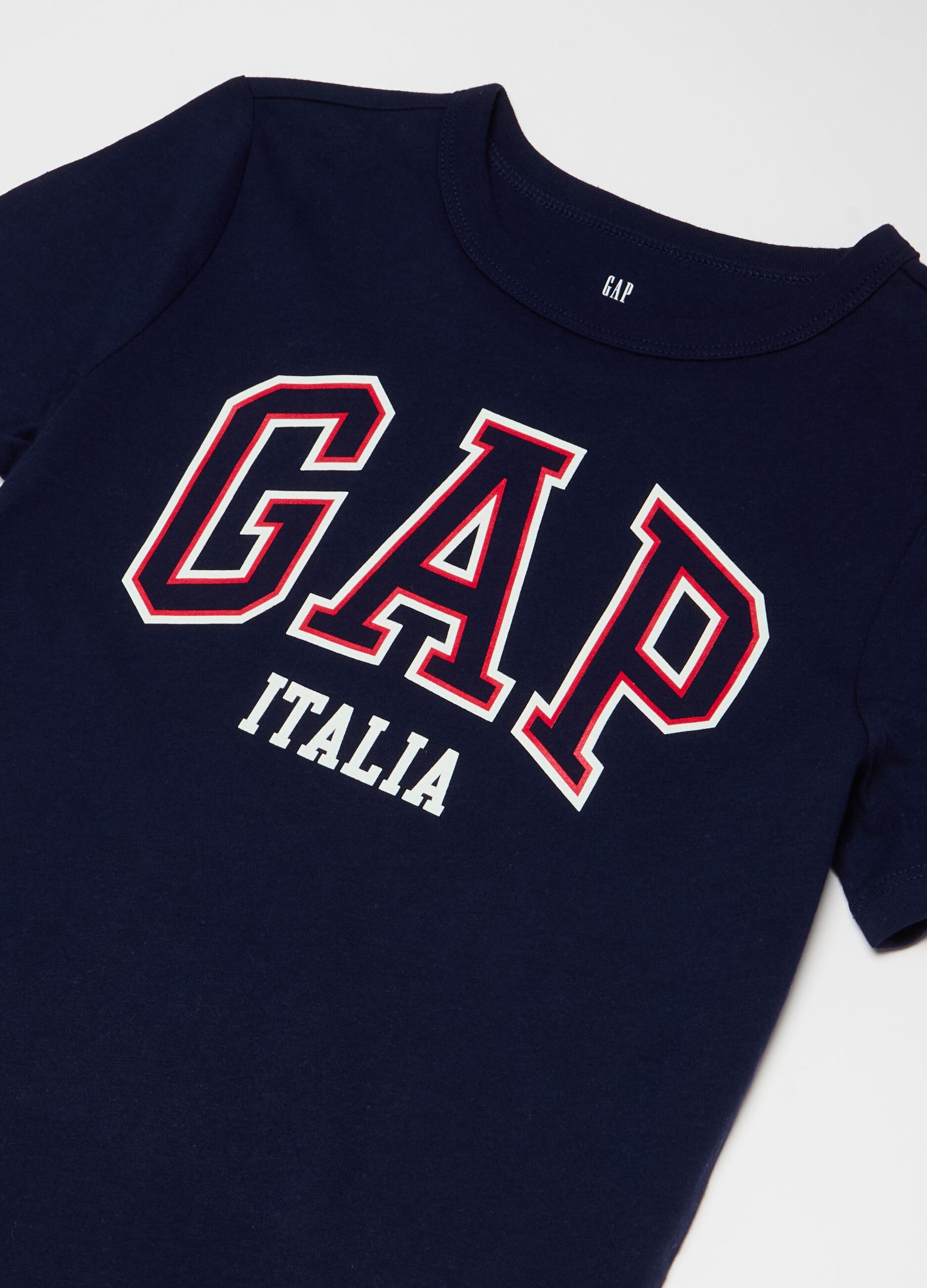 T-shirt in cotone con stampa logo_2
