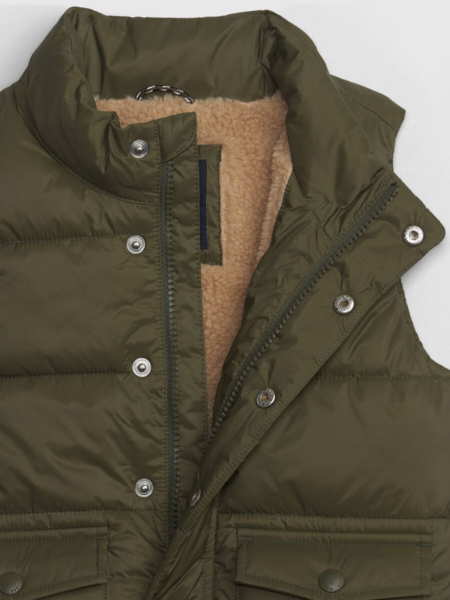 Gilet con interno in sherpa Bimbo_2