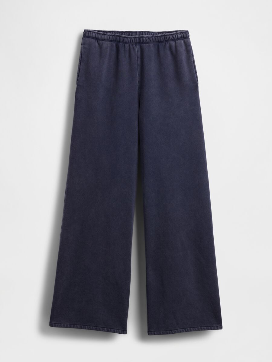 Grey Trousers in Cotton and Polyester Blend Woman_4