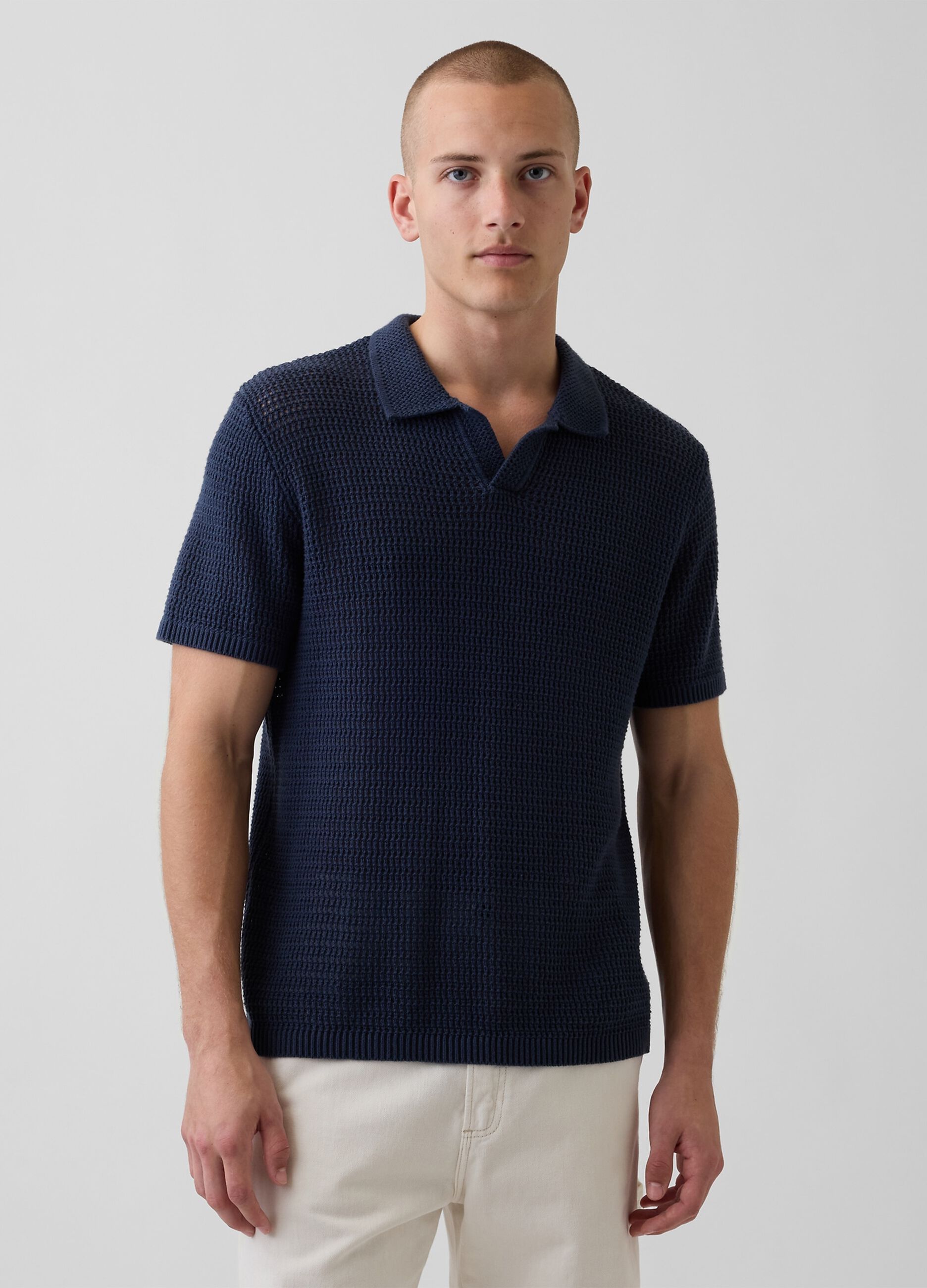 Polo in puro cotone a maniche corte