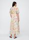 Gap multicoloured floral long dress in viscose and cotton blend_2