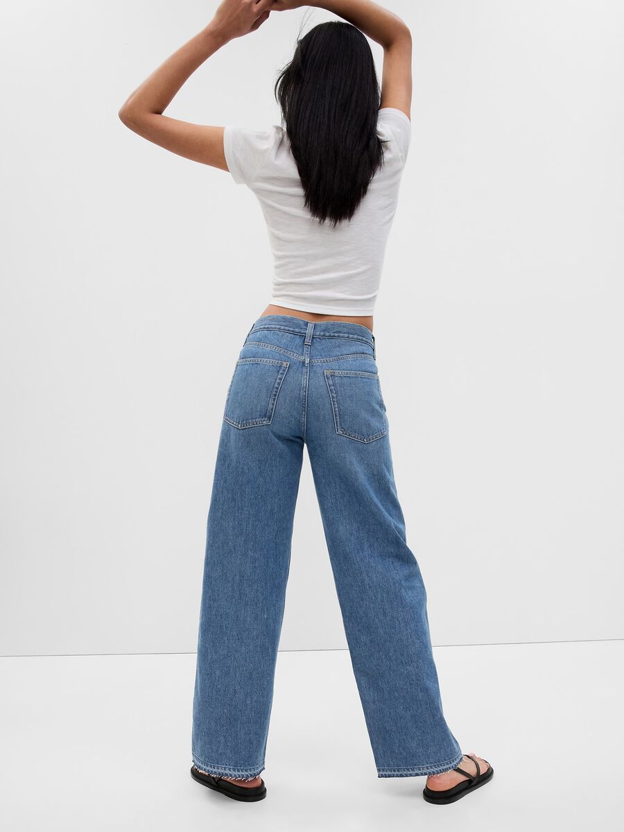 Straight-fit, low-rise jeans Woman_2