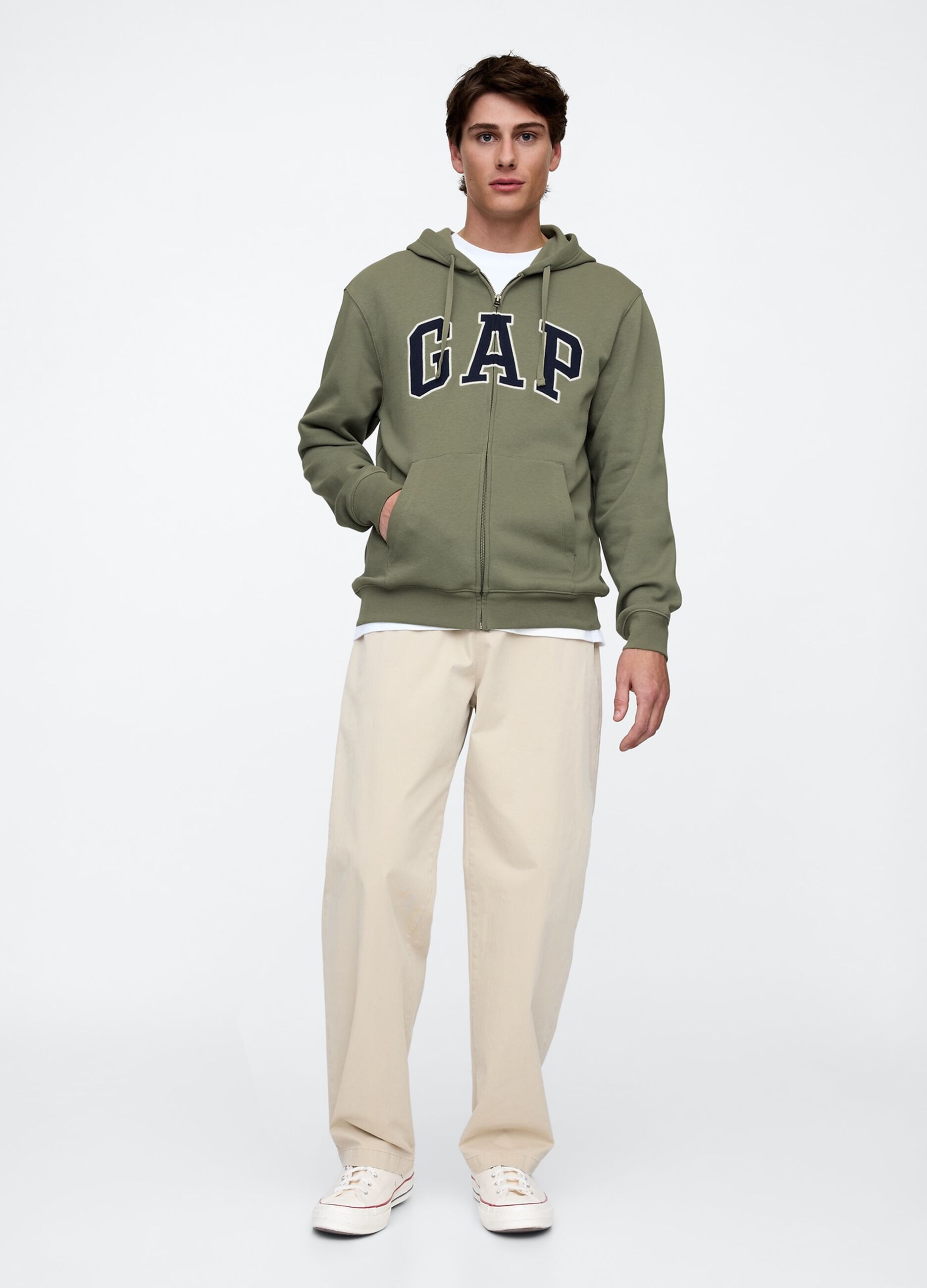 Felpa con cappuccio e full-zip_2