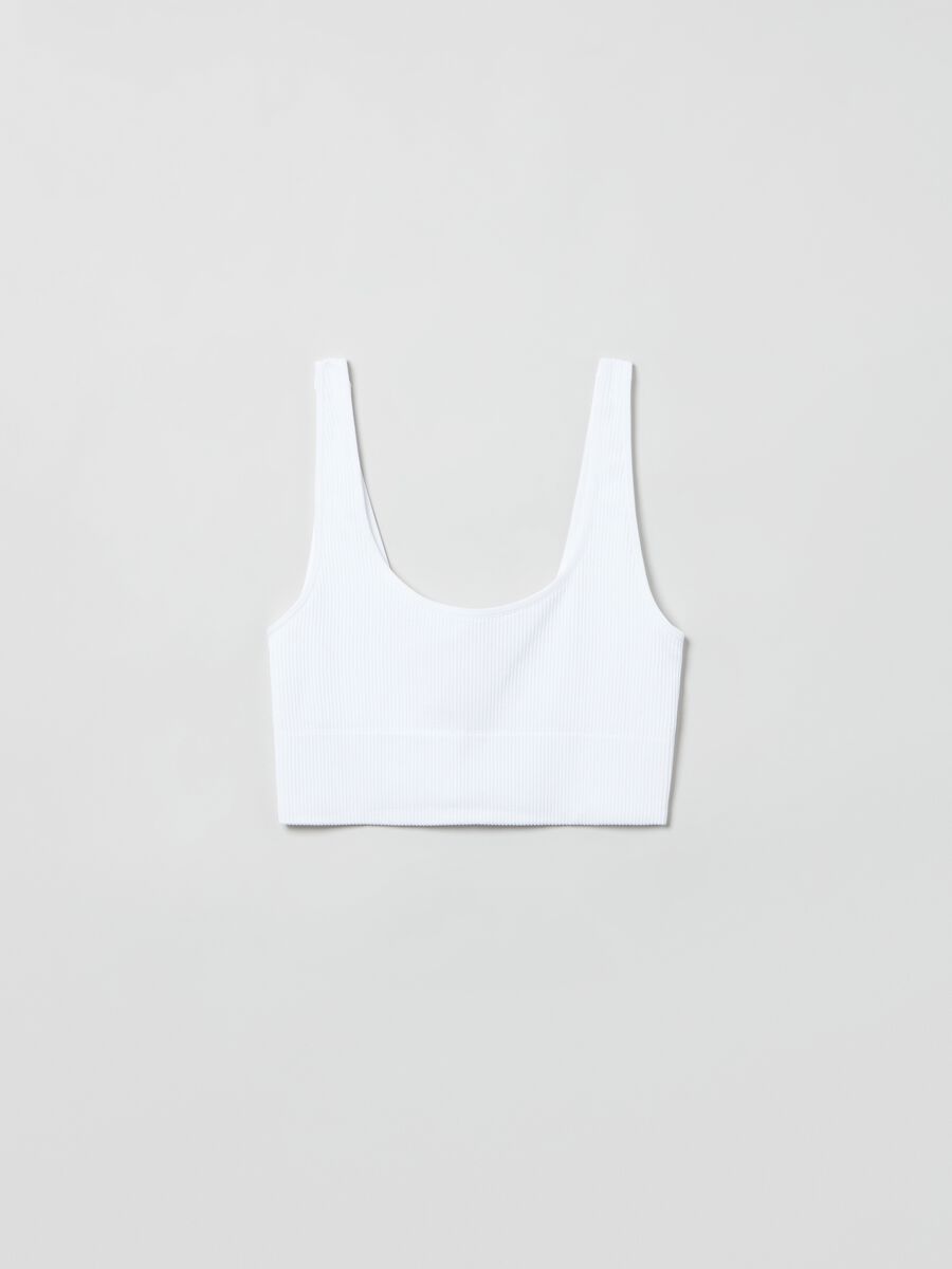 Canotta seamless con spalline sottili Donna_2