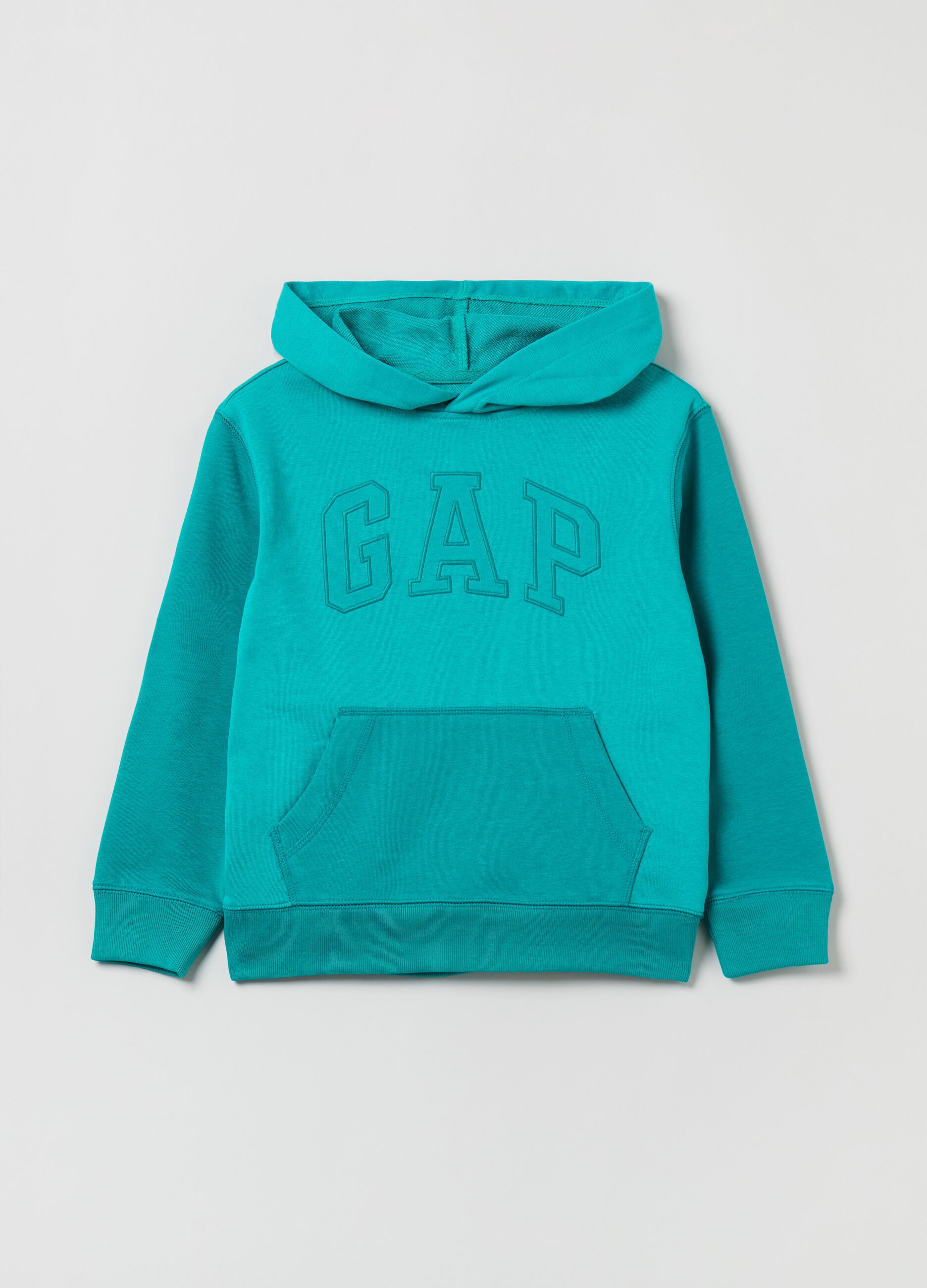 Hoodie with embroidered logo