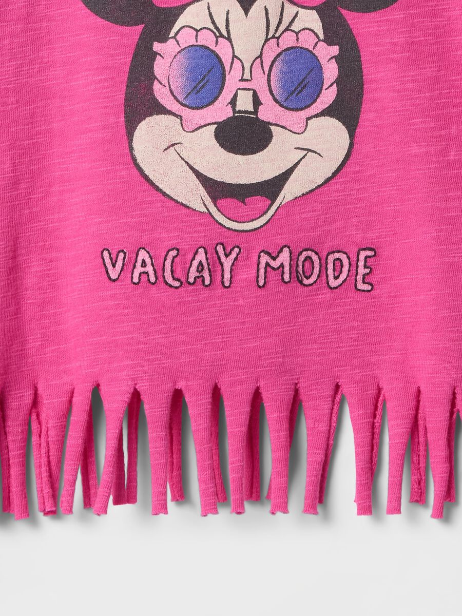 Pink Minnie Fringe T-shirt for Girls Baby Girl_2
