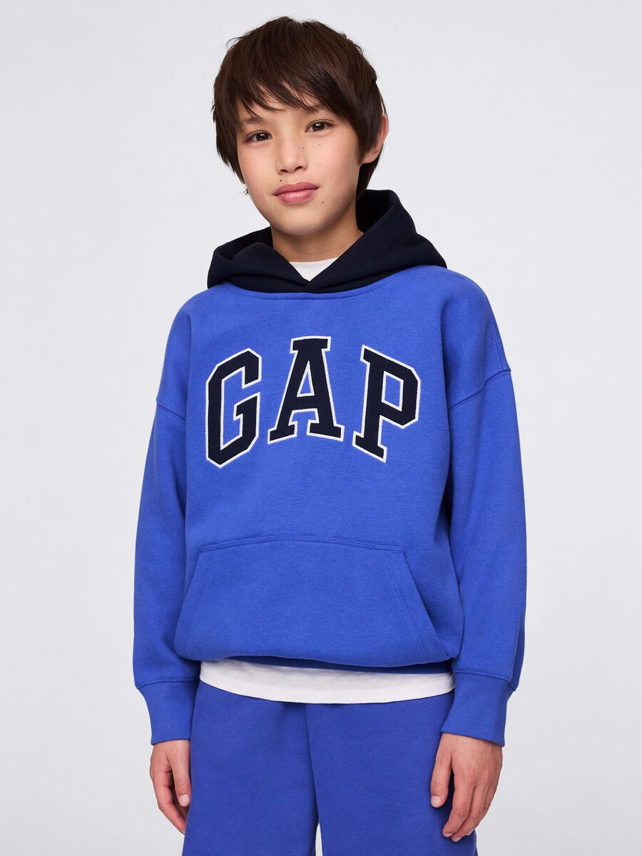 Blue Hoodie with GAP Logo Boy_0