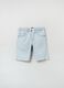 Denim Bermuda shorts with drawstring_0