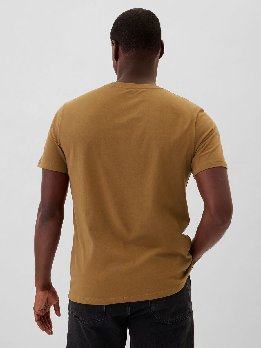 T-shirt in cotone con stampa logo Uomo_2