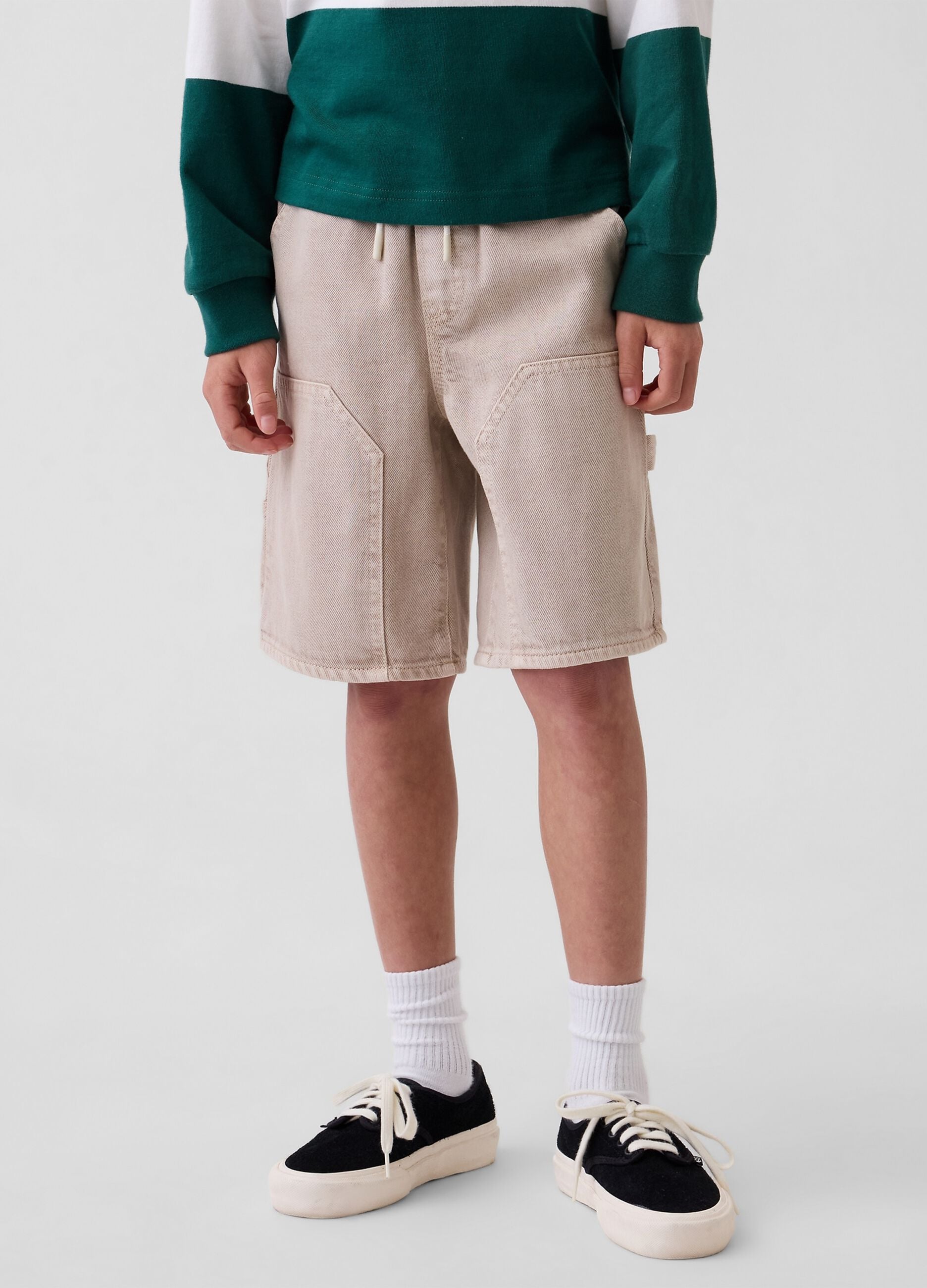 Shorts cargo in puro cotone