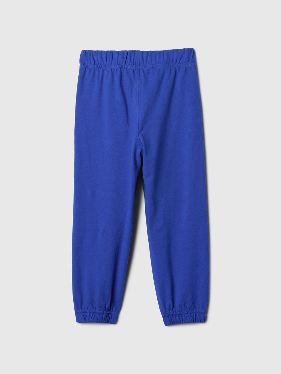 Joggers in felpa con coulisse e profili elasticati Bimbo_1
