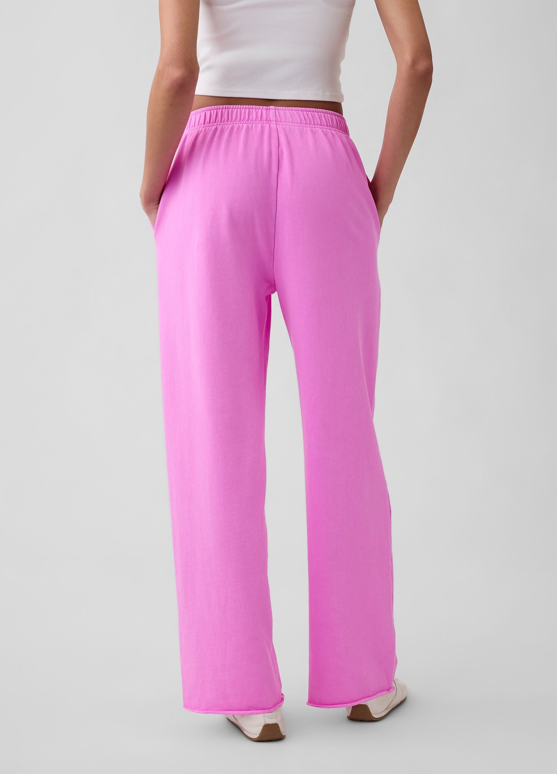 Pantaloni a palazzo in misto cotone