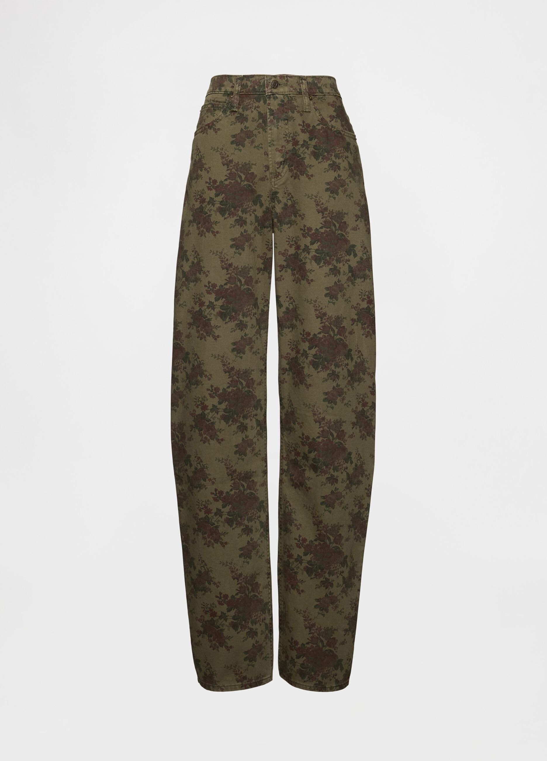 Pantaloni in cotone con stampa