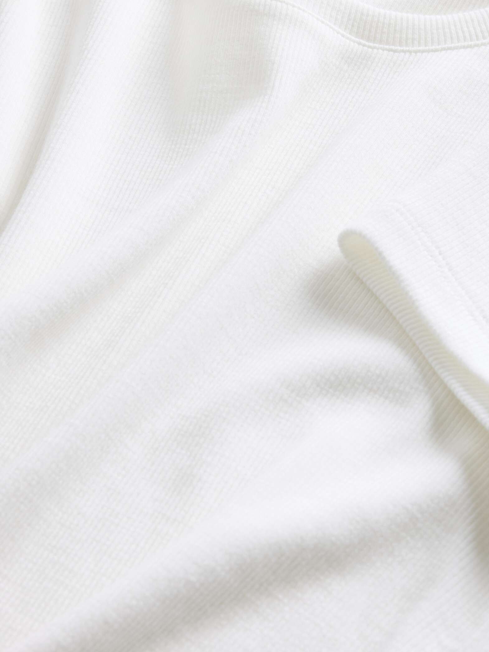 T-shirt bianca in cotone e modal elasticizzato Gap_4