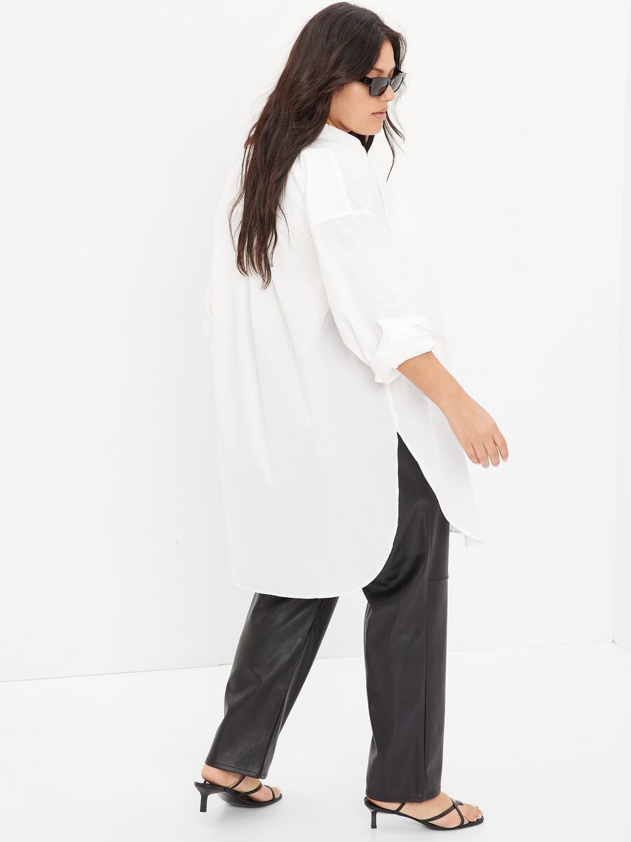 Camicia a tunica in cotone Donna_2