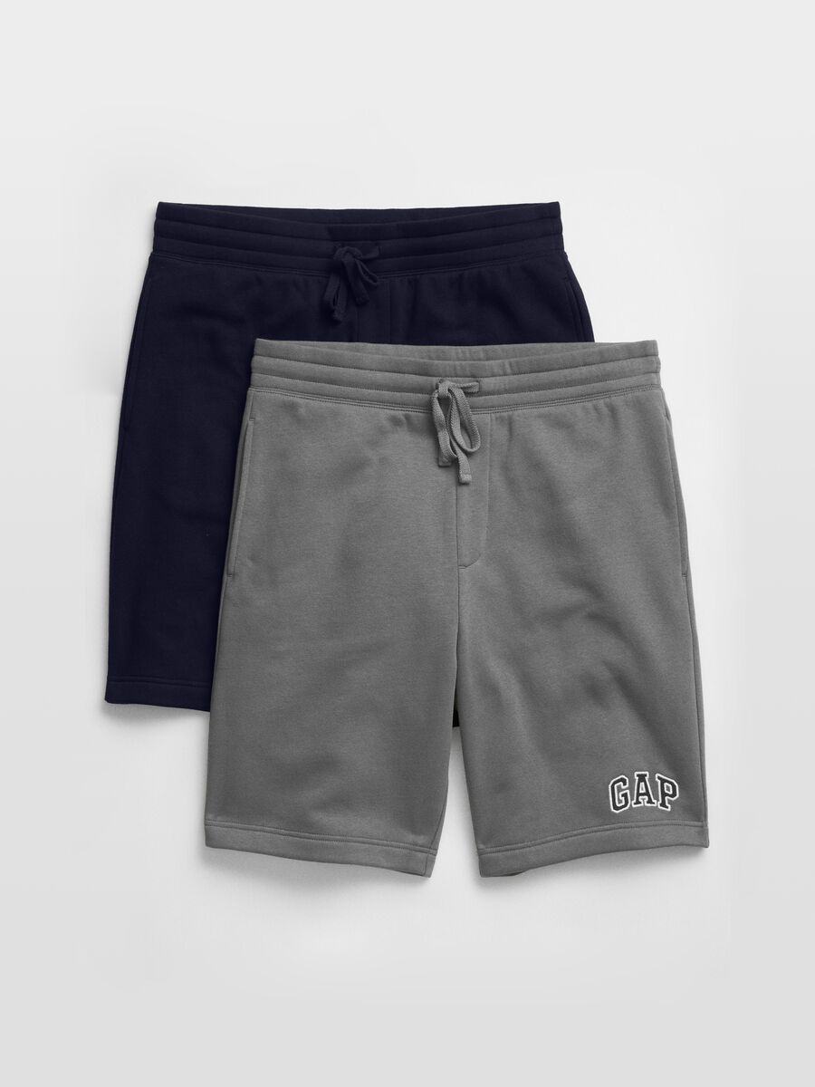 Two-pack plush Bermuda shorts Man_0