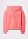 Pink full-zip sweatshirt with logo_3