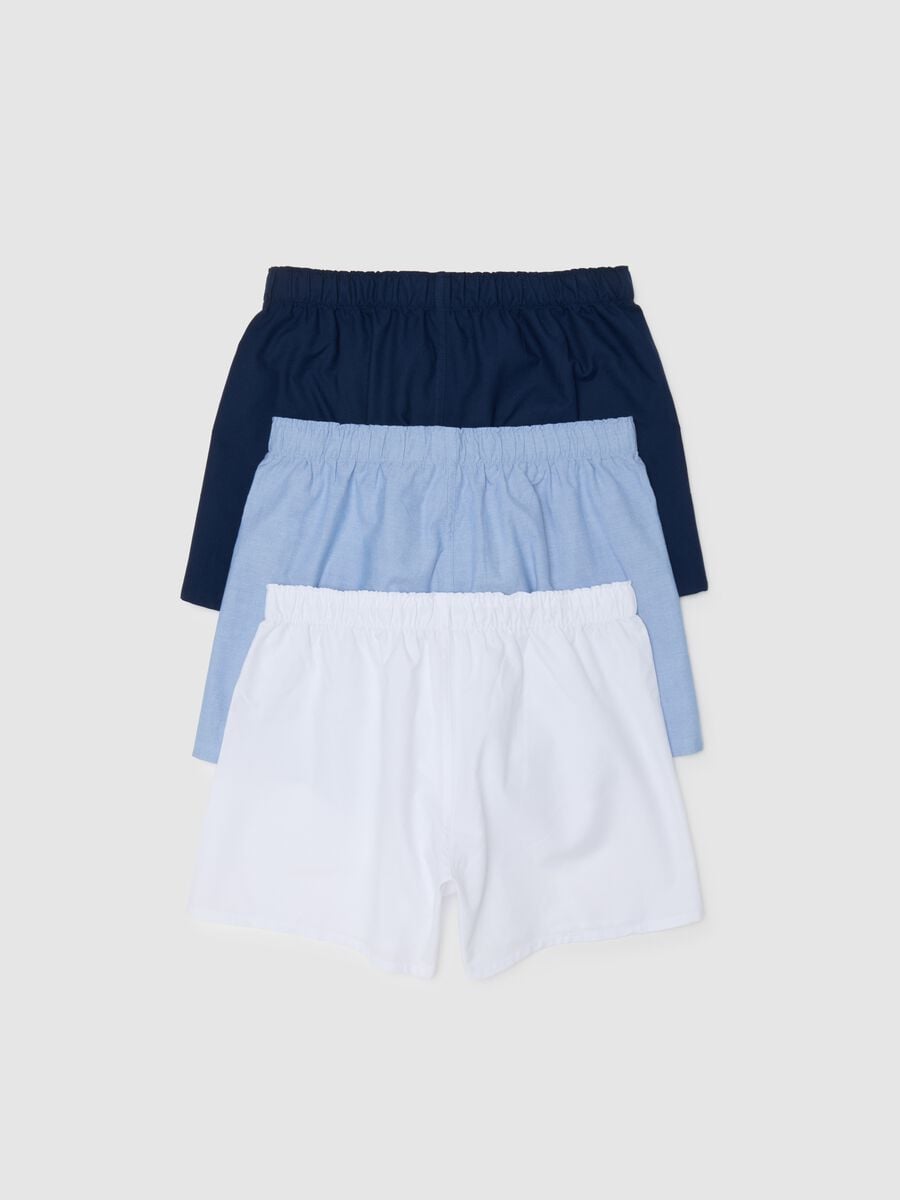 Tripack boxer in tela di cotone Uomo_1