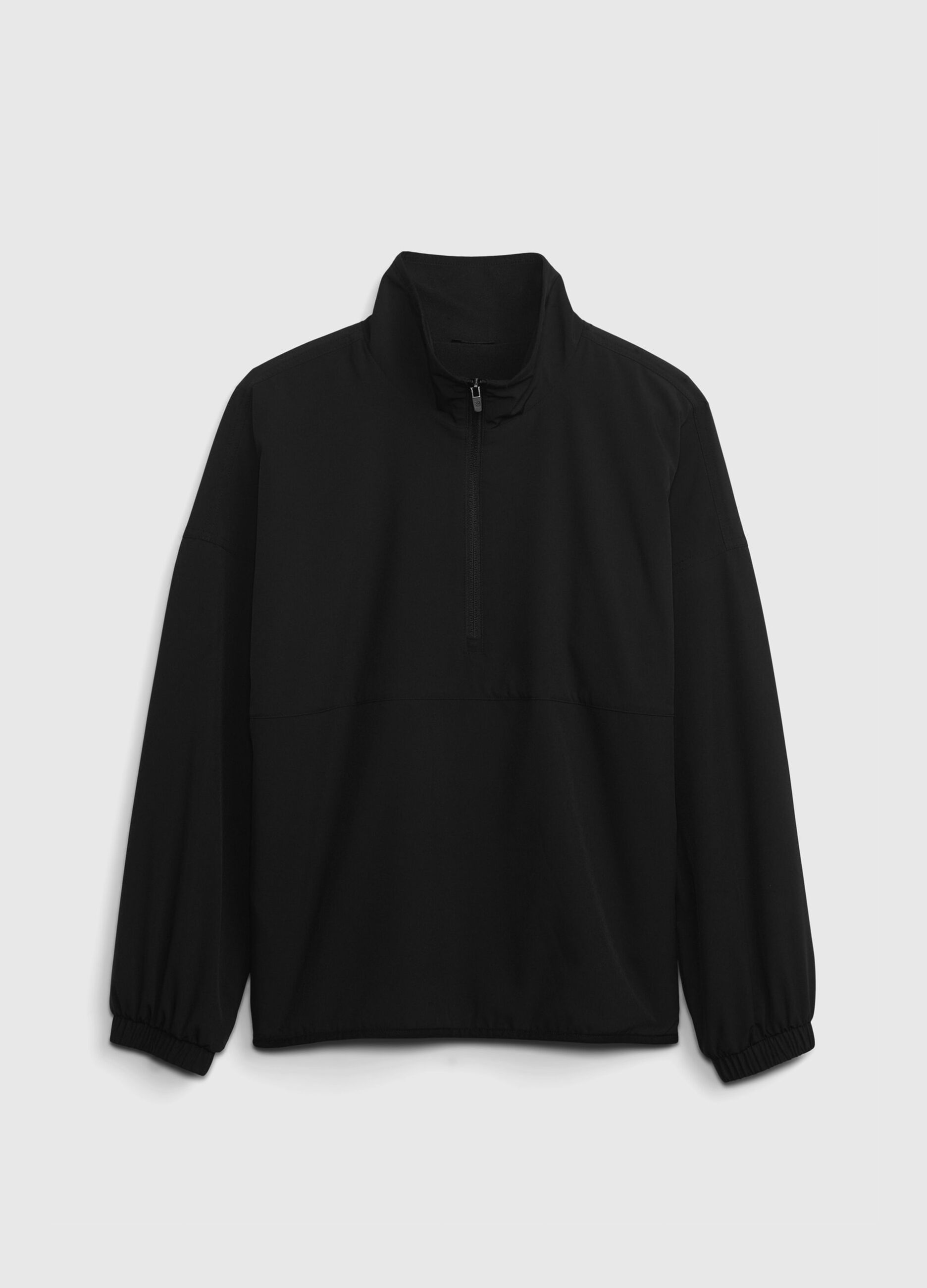 Felpa half-zip con interno in pile _3