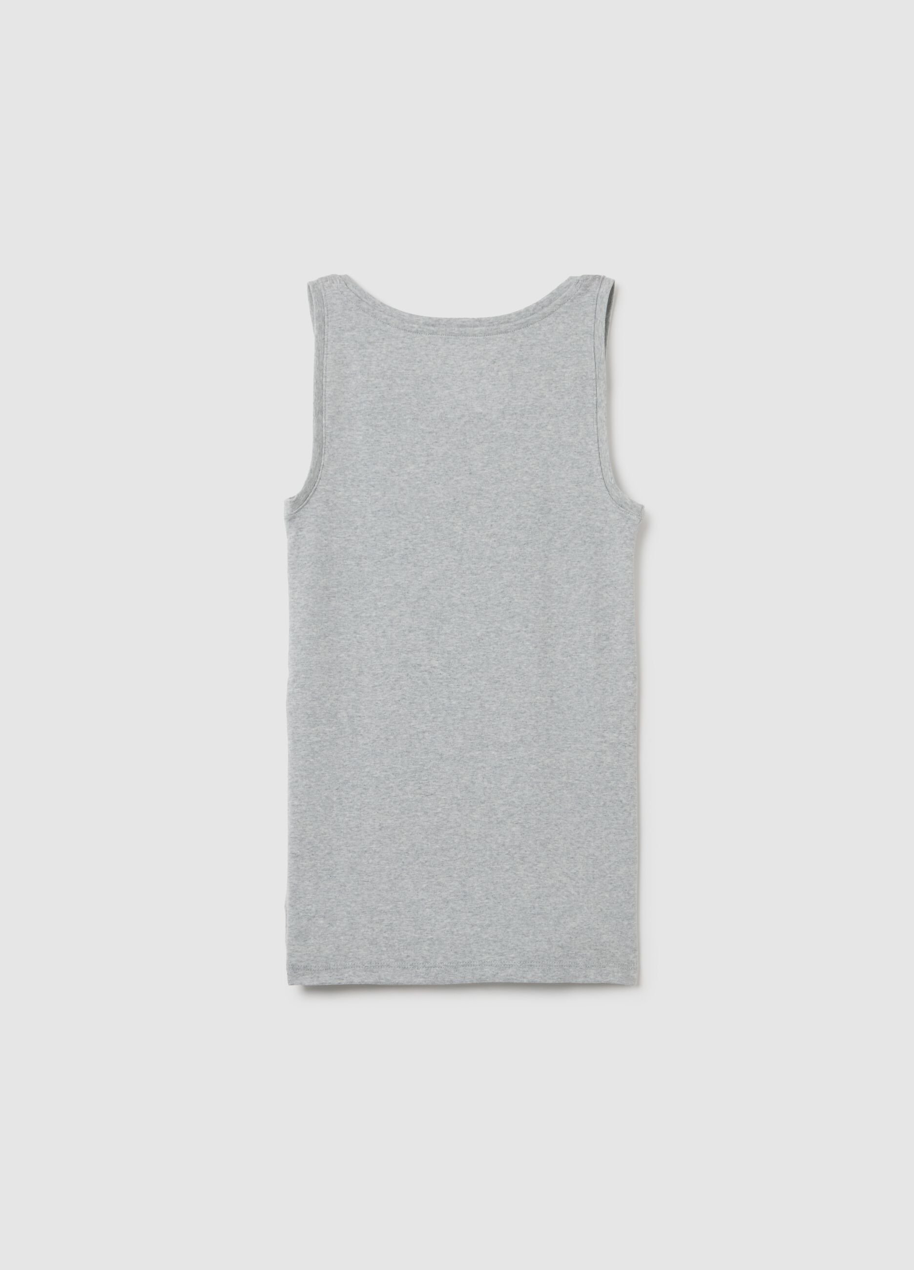 Stretch modal and cotton tank top_3