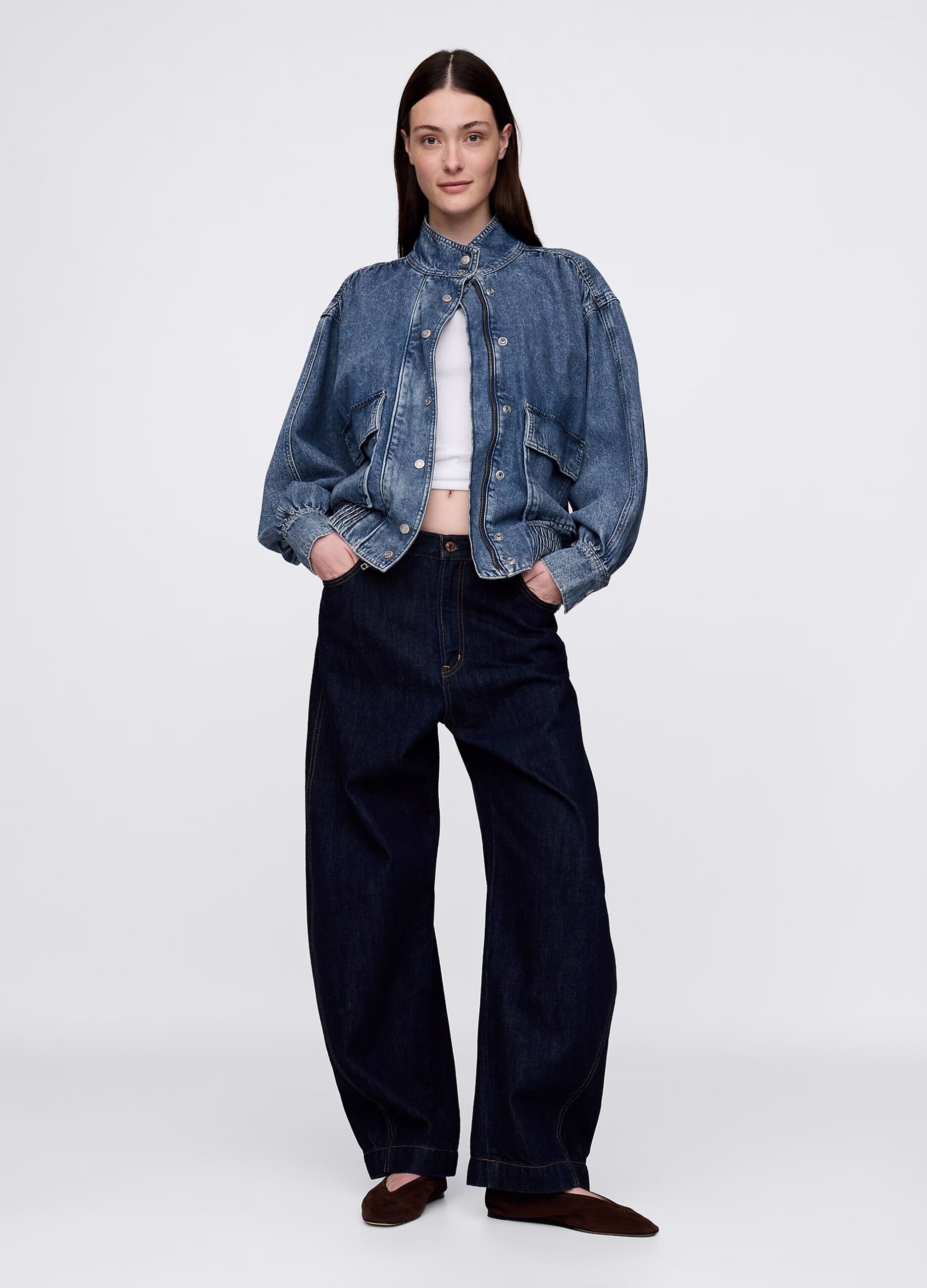 Denim jacket with pockets_1