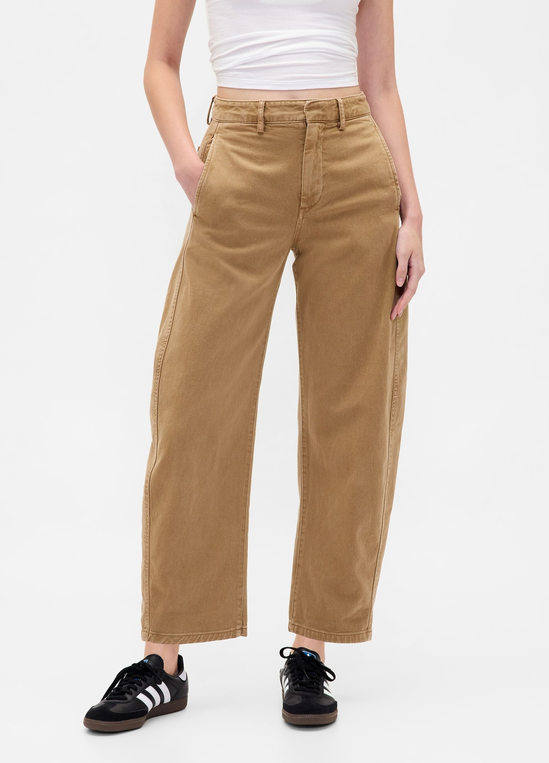 Brown Cotton Trousers