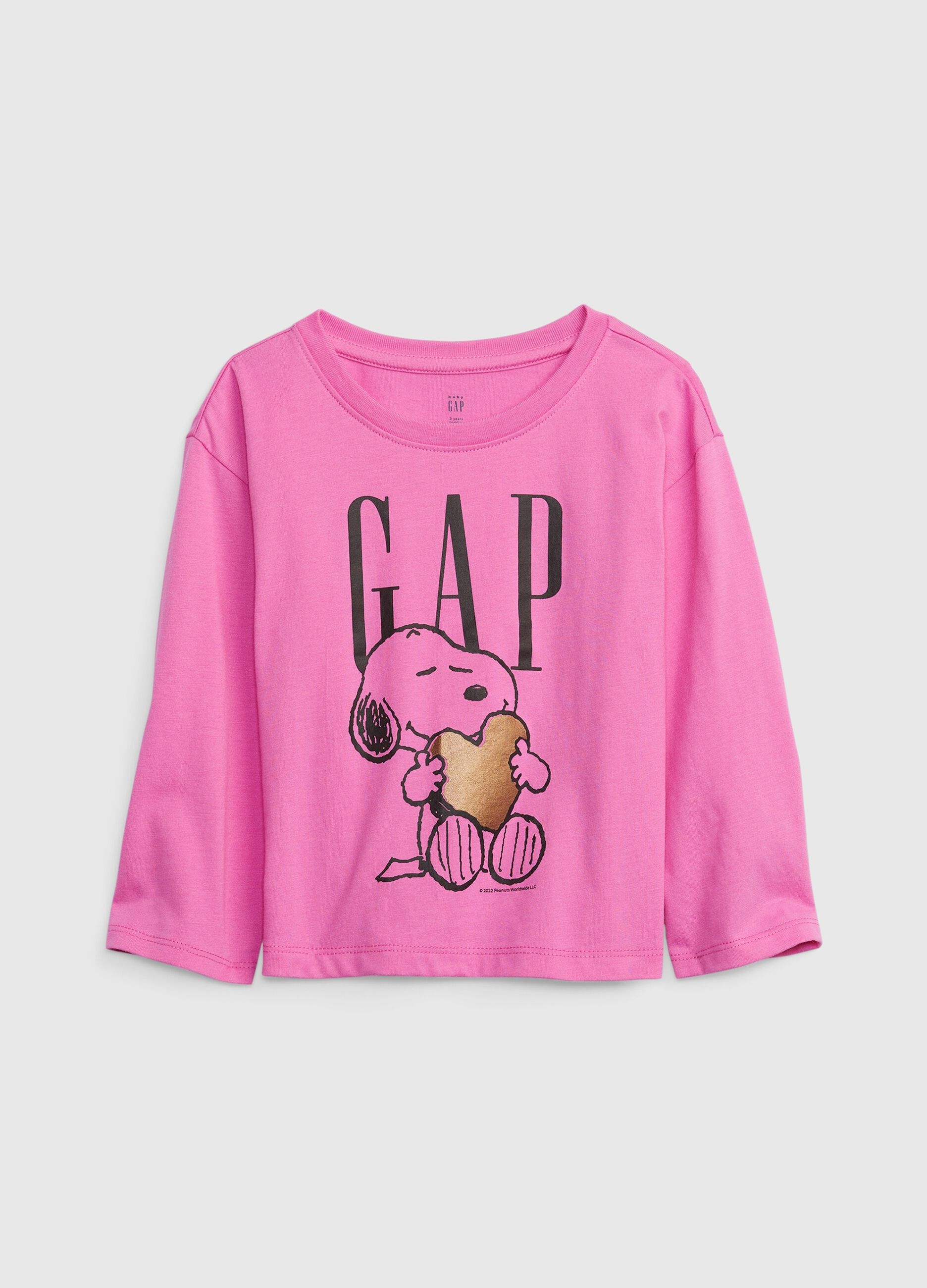T-shirt with Peanuts Snoopy print and logo