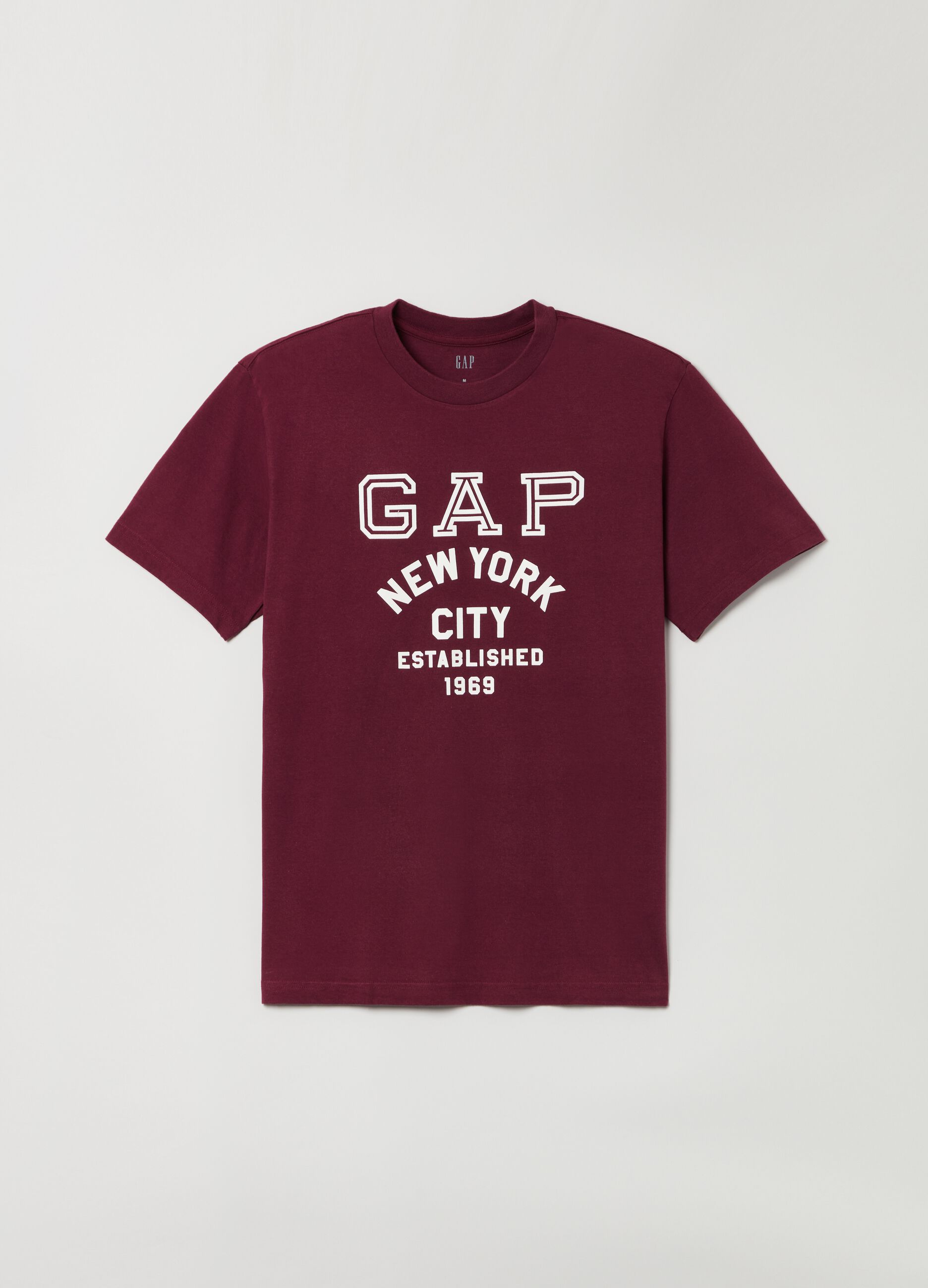 T-shirt in cotone con stampa logo