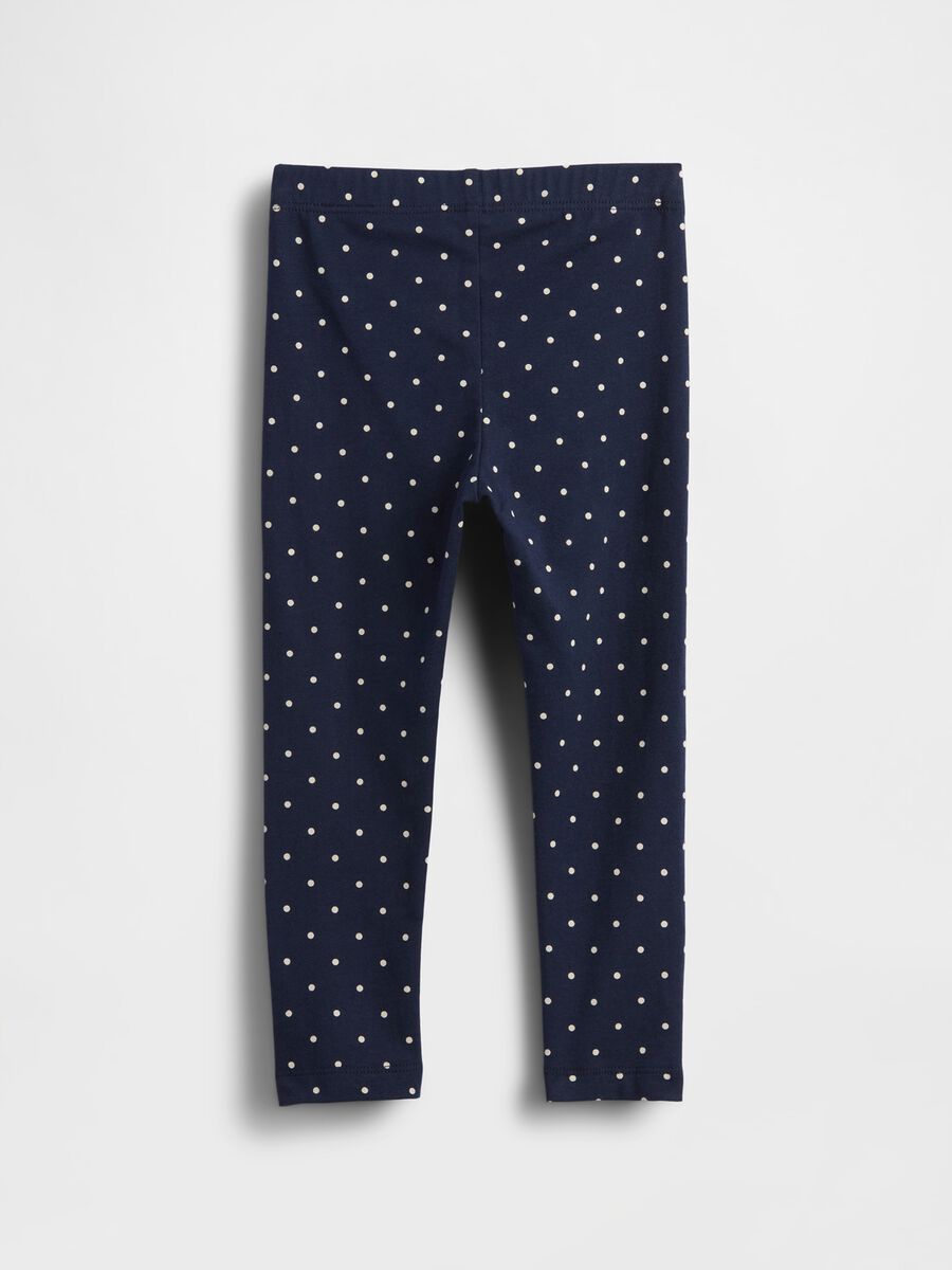 Blue leggings with hearts and polka dots Baby Girl_1
