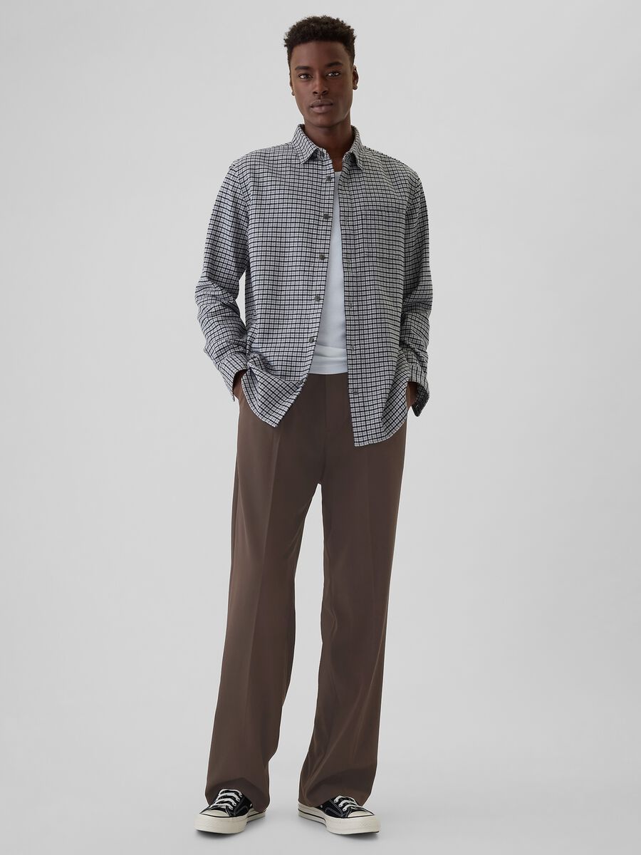 Loose-fit trousers with darts Man_0
