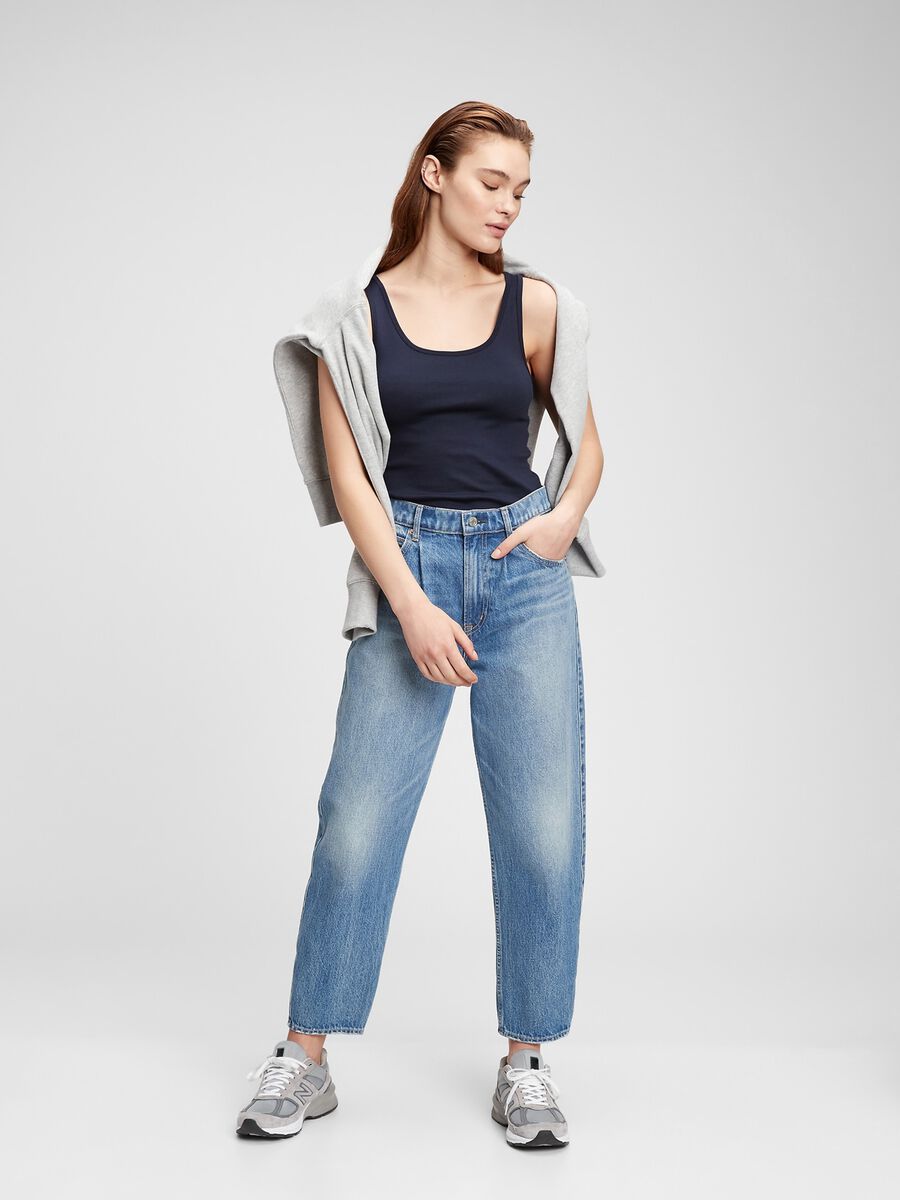 Tank top in cotone e modal Donna_0