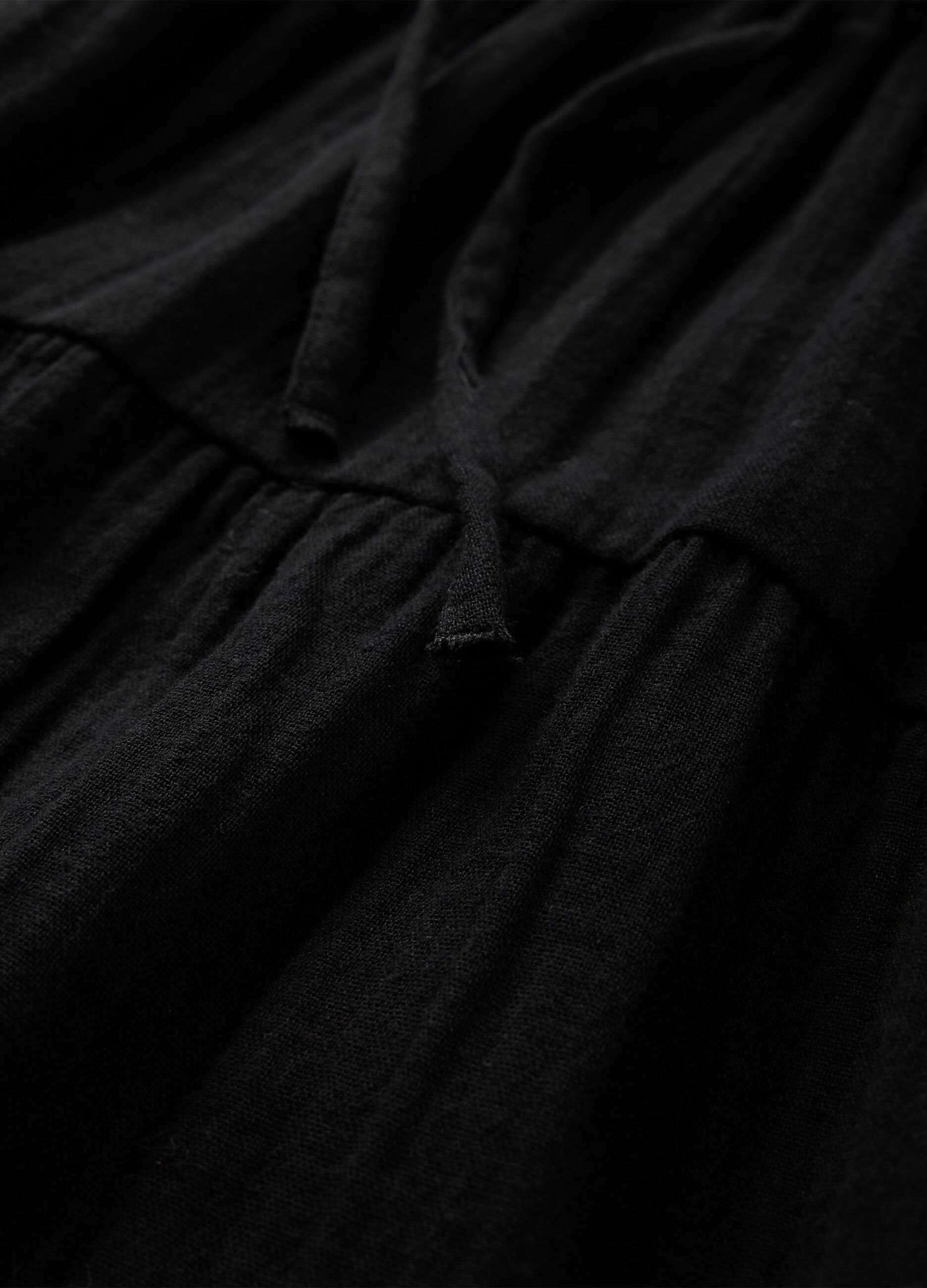 Completo estivo nero con top e gonna lunga_4