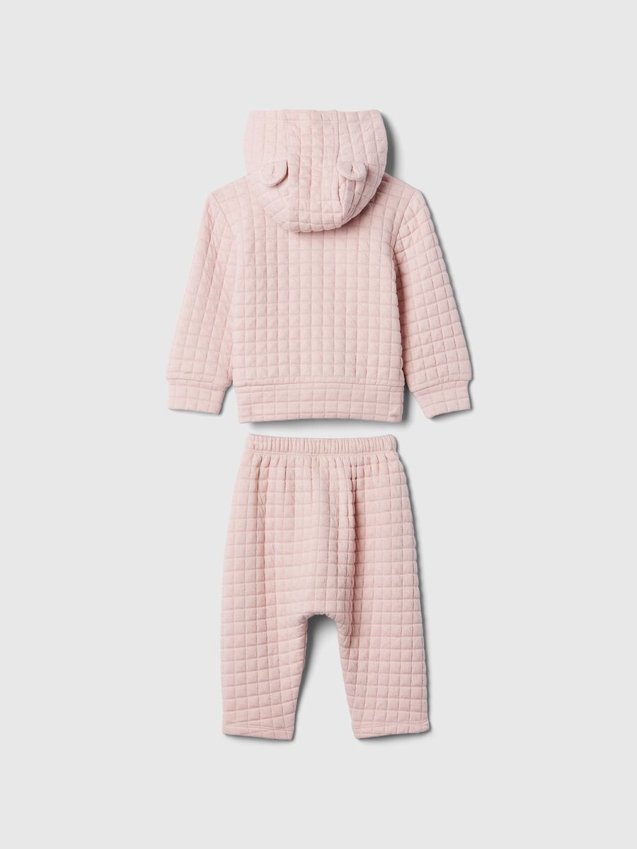 Set top e pantaloni in felpa trapuntata Neonato_1