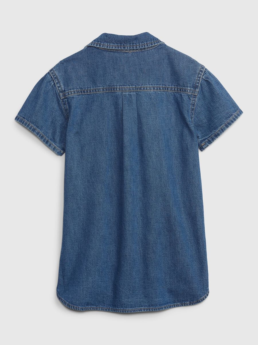 Denim shirt dress Toddler Girl_1