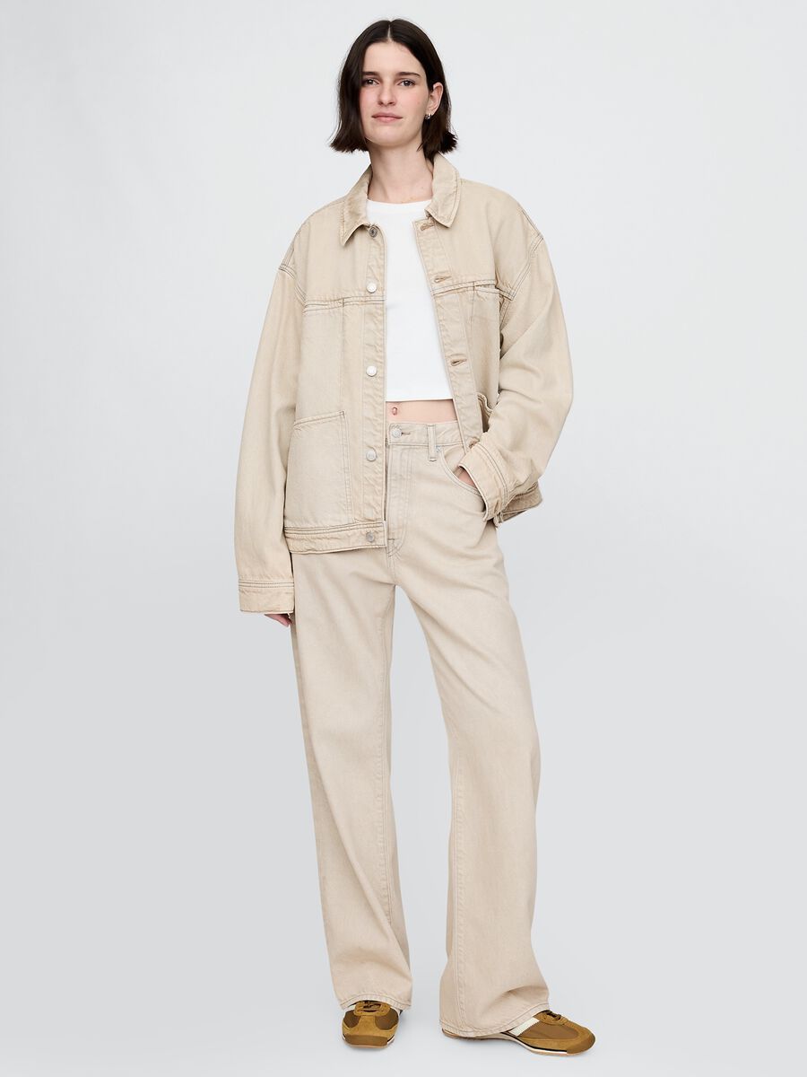 Giacca denim beige Gap Uomo_3