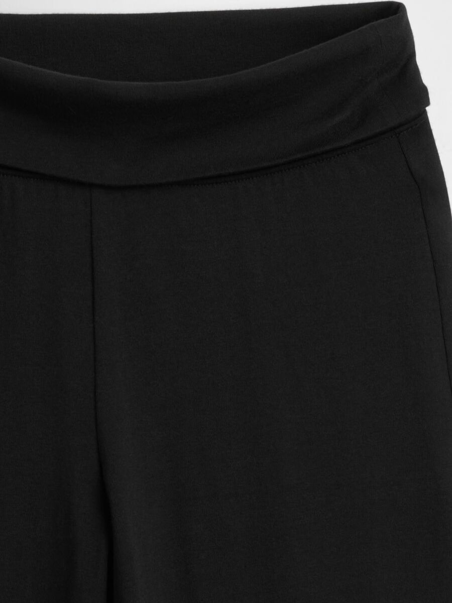 Leggings neri elasticizzati Bambina_4
