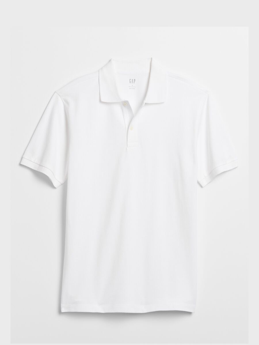 Polo in piquet stretch Uomo_1