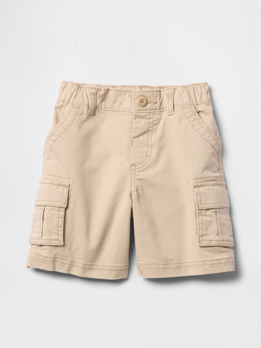 Bermuda cargo beige per bambini Bimbo_1