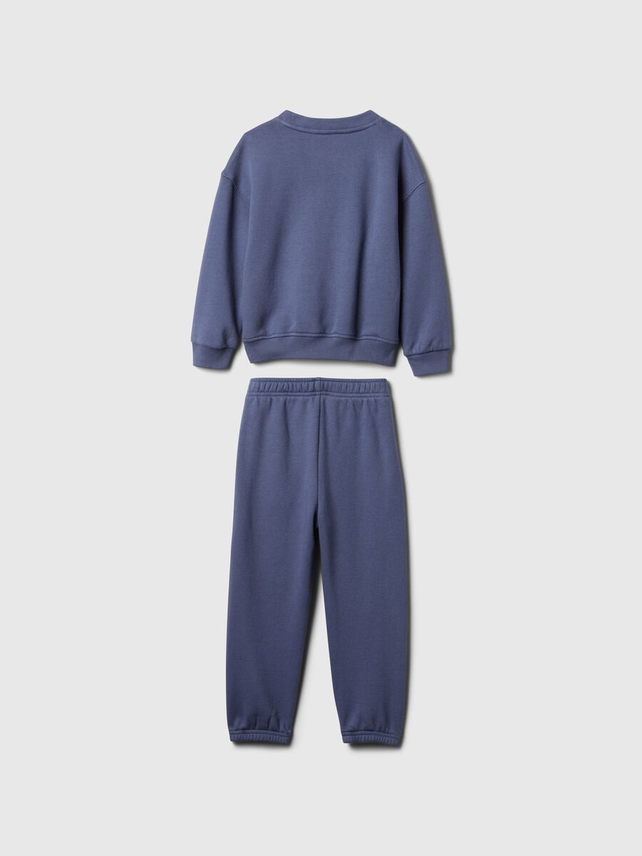 Jogging set con stampa orsetto e logo Bimbo_1