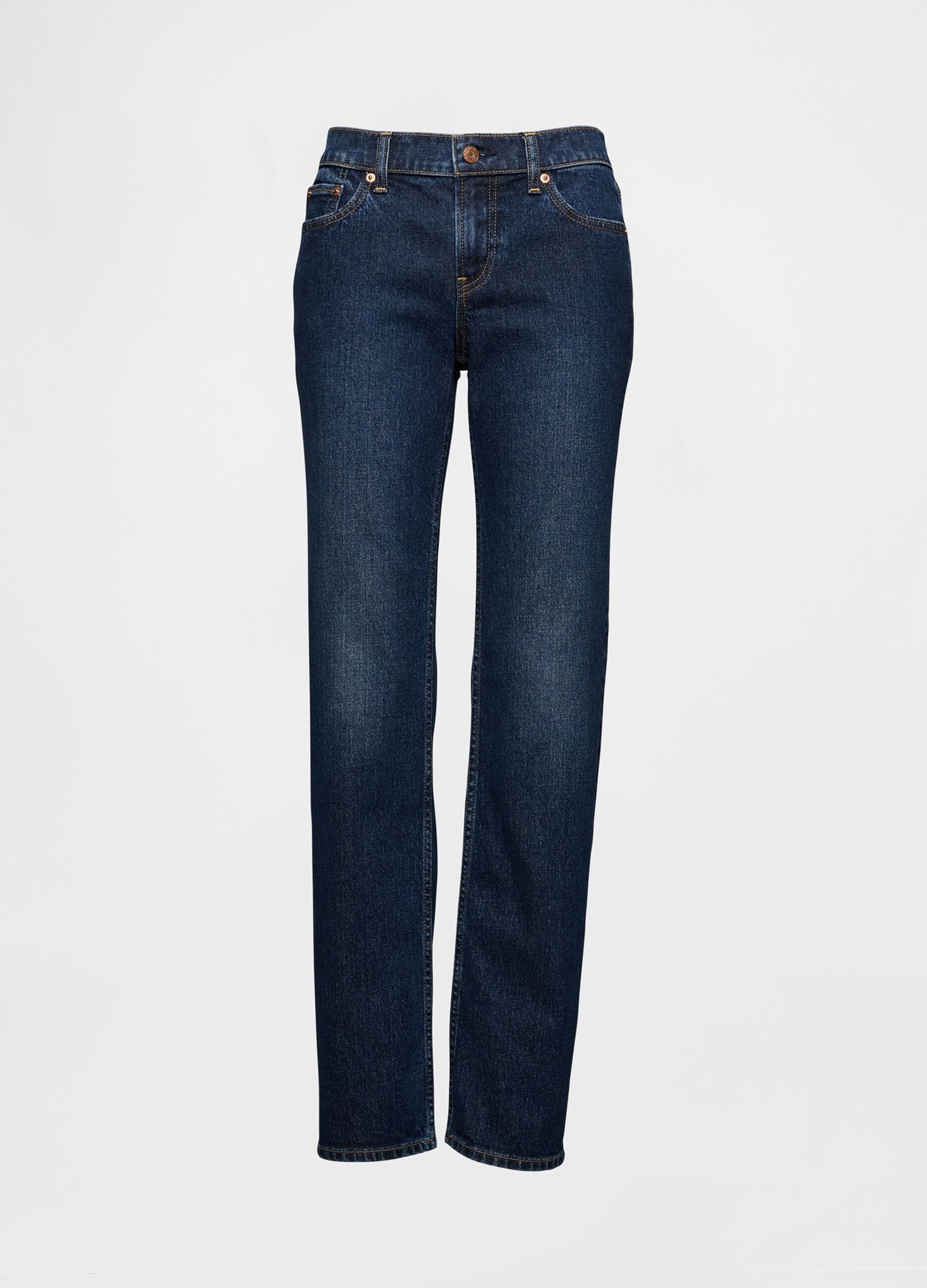 Stretchable Blue Denim Trousers