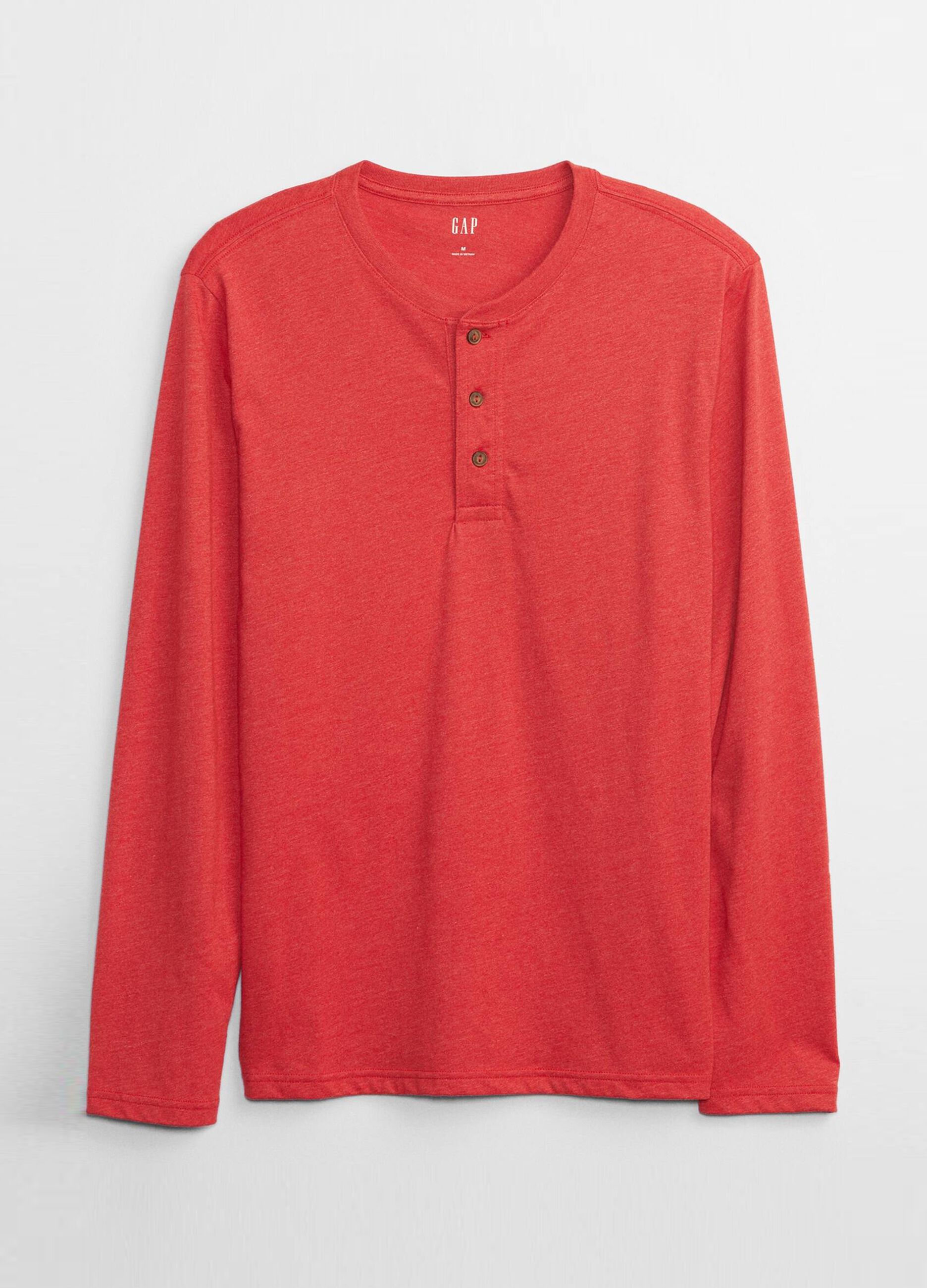 Long-sleeved T-shirt with granddad neckline_2