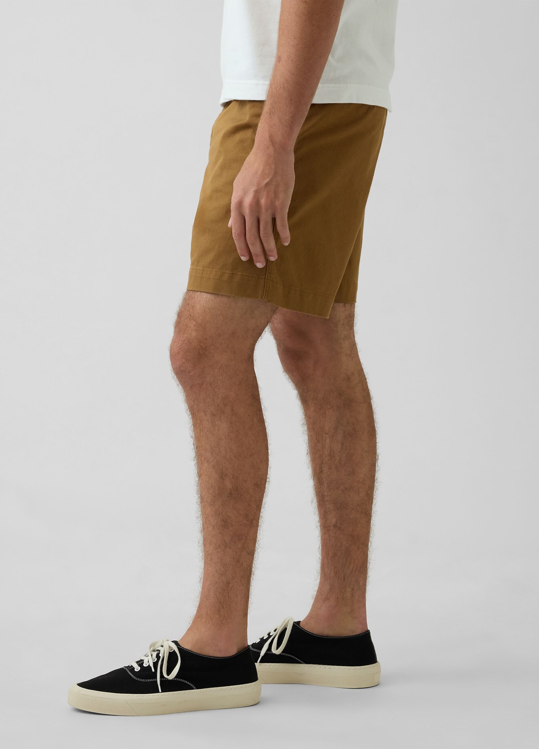 Stretch cotton shorts