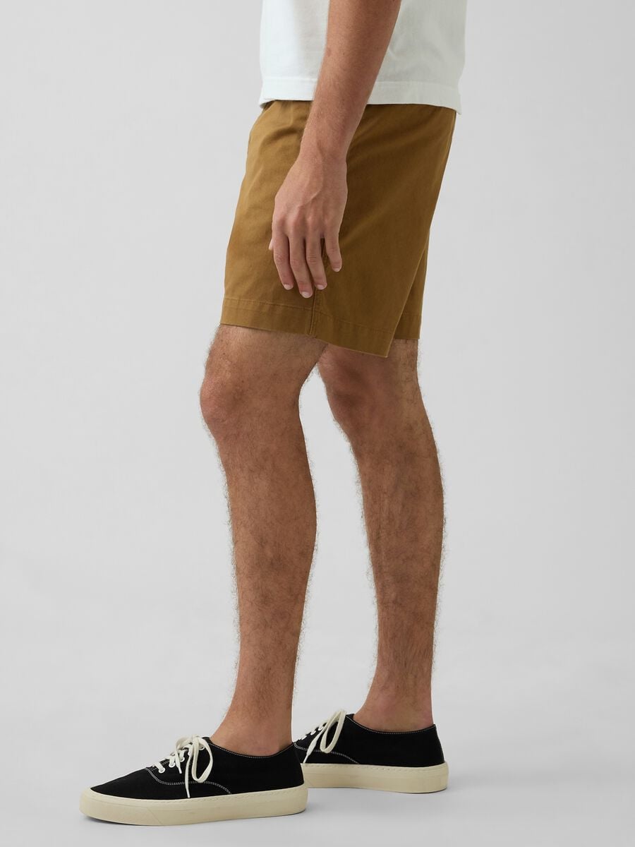 Stretch cotton shorts Man_3