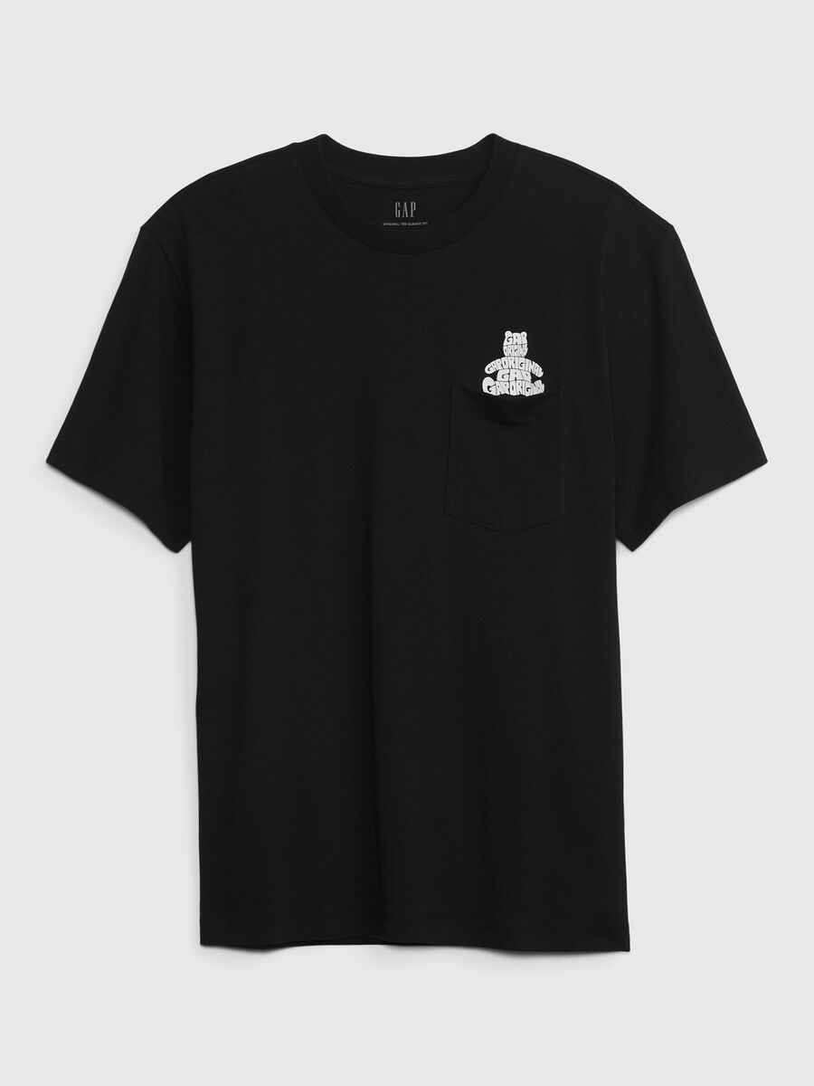 T-shirt in cotone con stampa orsetto Uomo_3