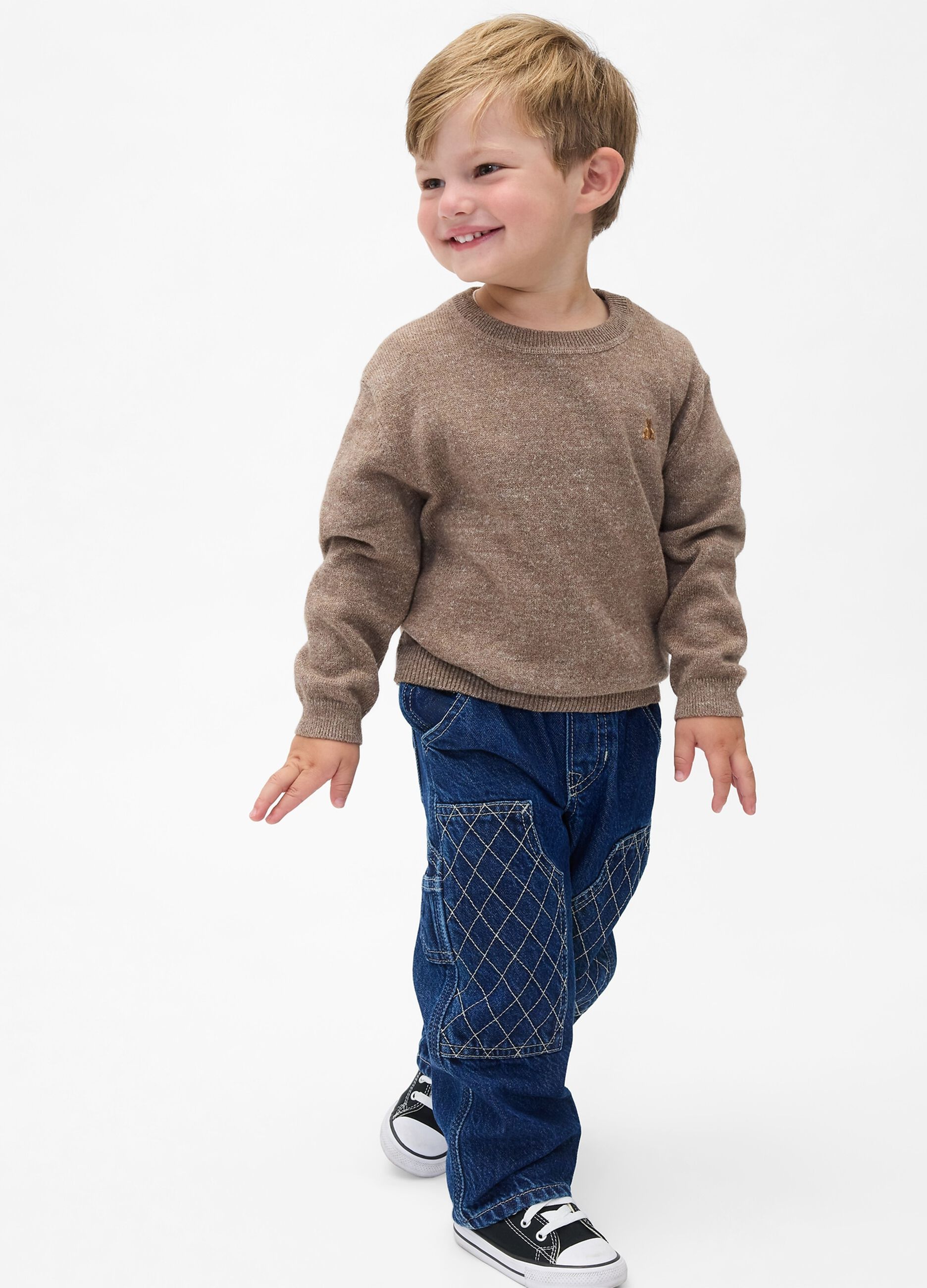 Pantaloni blu in denim per bambino