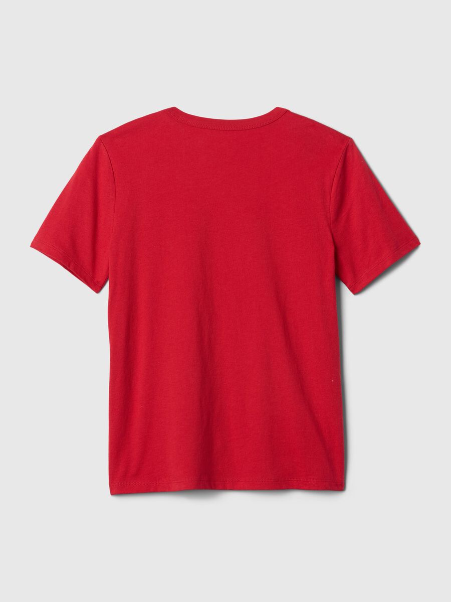 T-shirt rossa a maniche corte GAP Kids Bambino_1