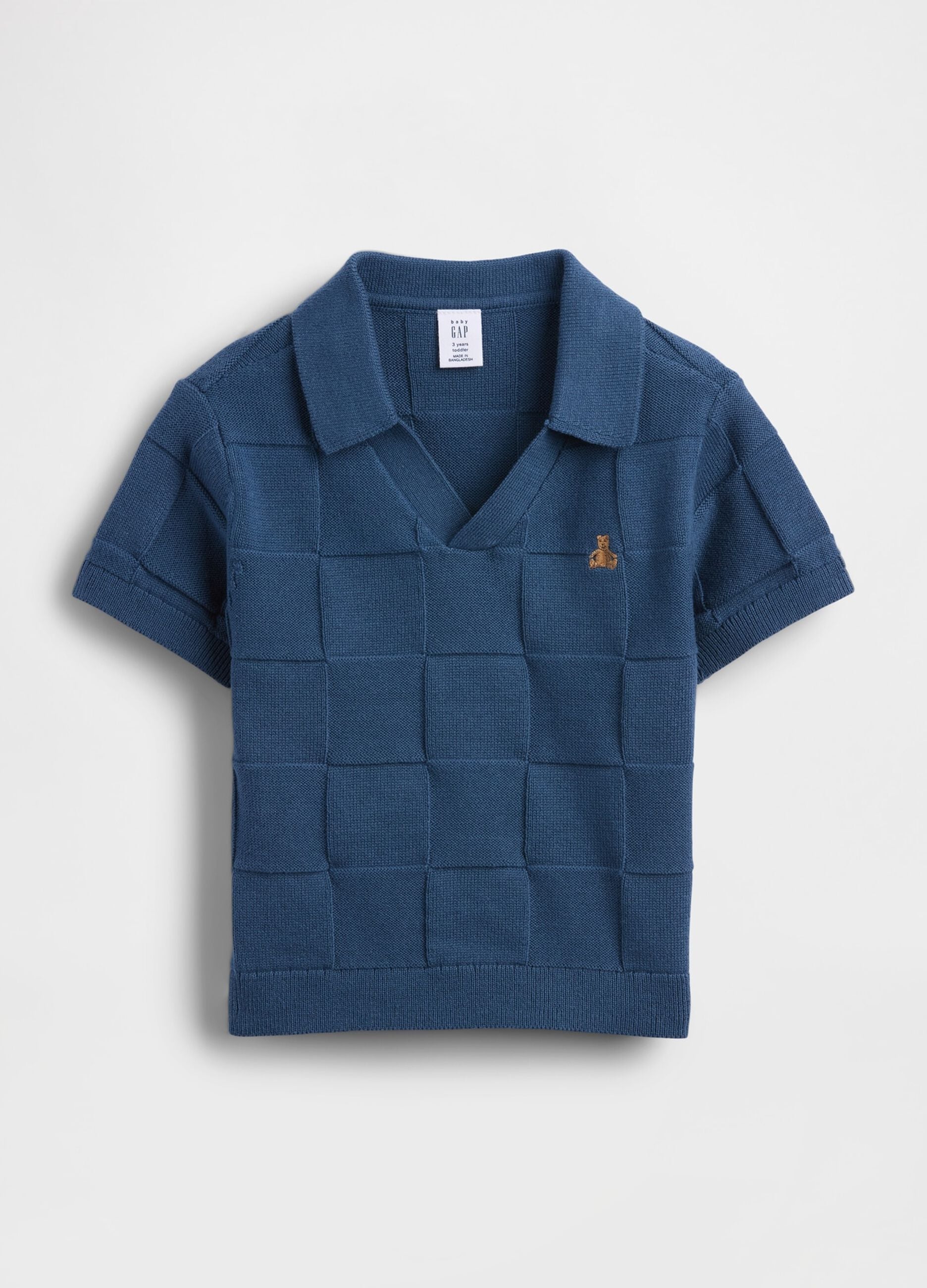 Polo in puro cotone a maniche corte