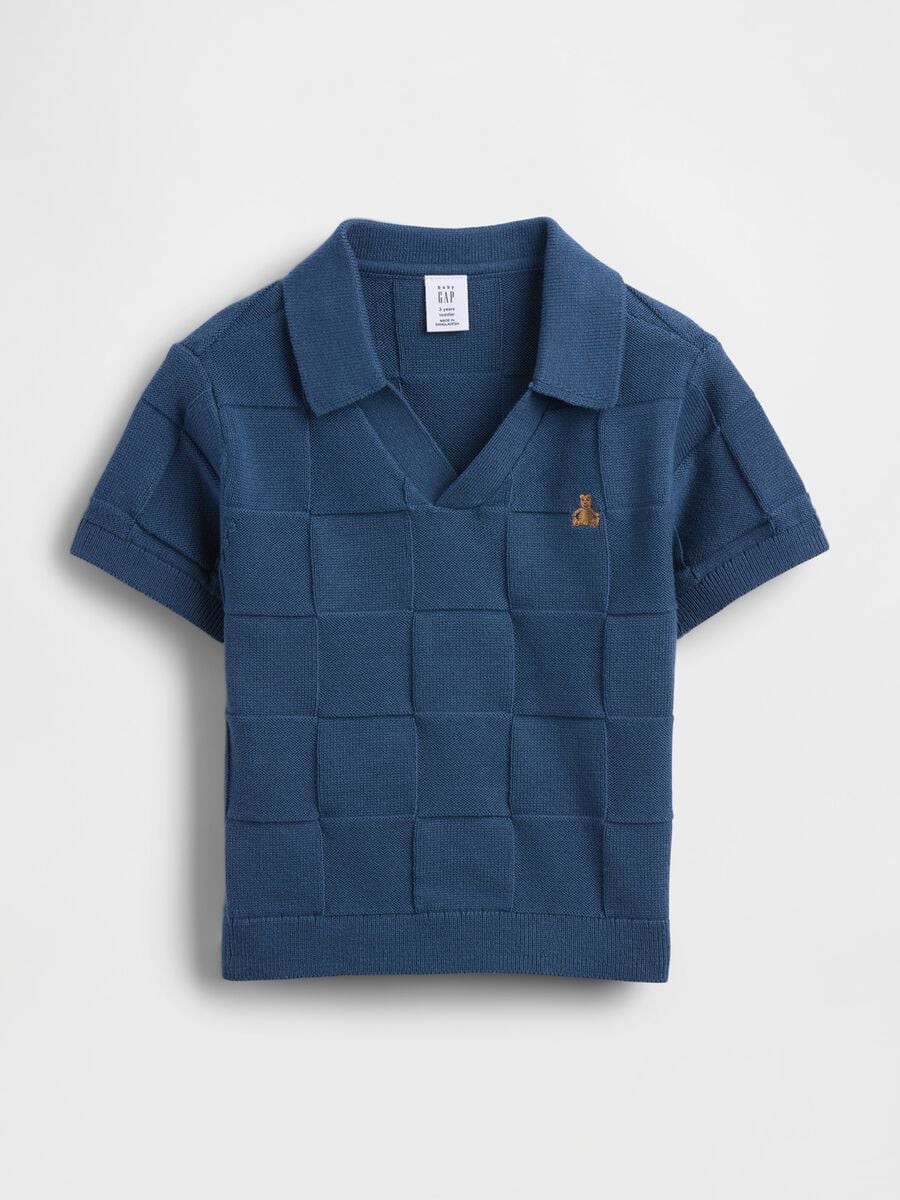 Polo in puro cotone a maniche corte Bimbo_0